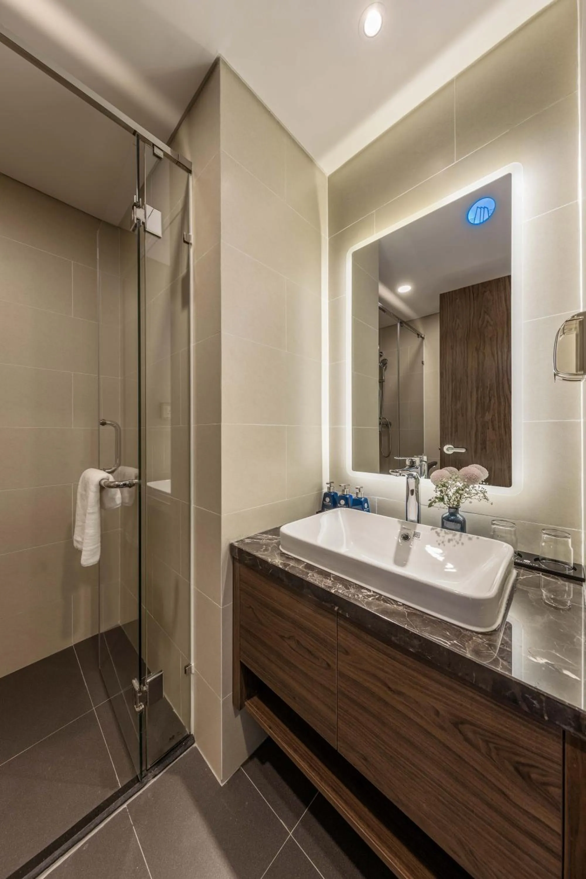 Bathroom in Mangata Beachfront Hotel - Rooftop Bar Sea View