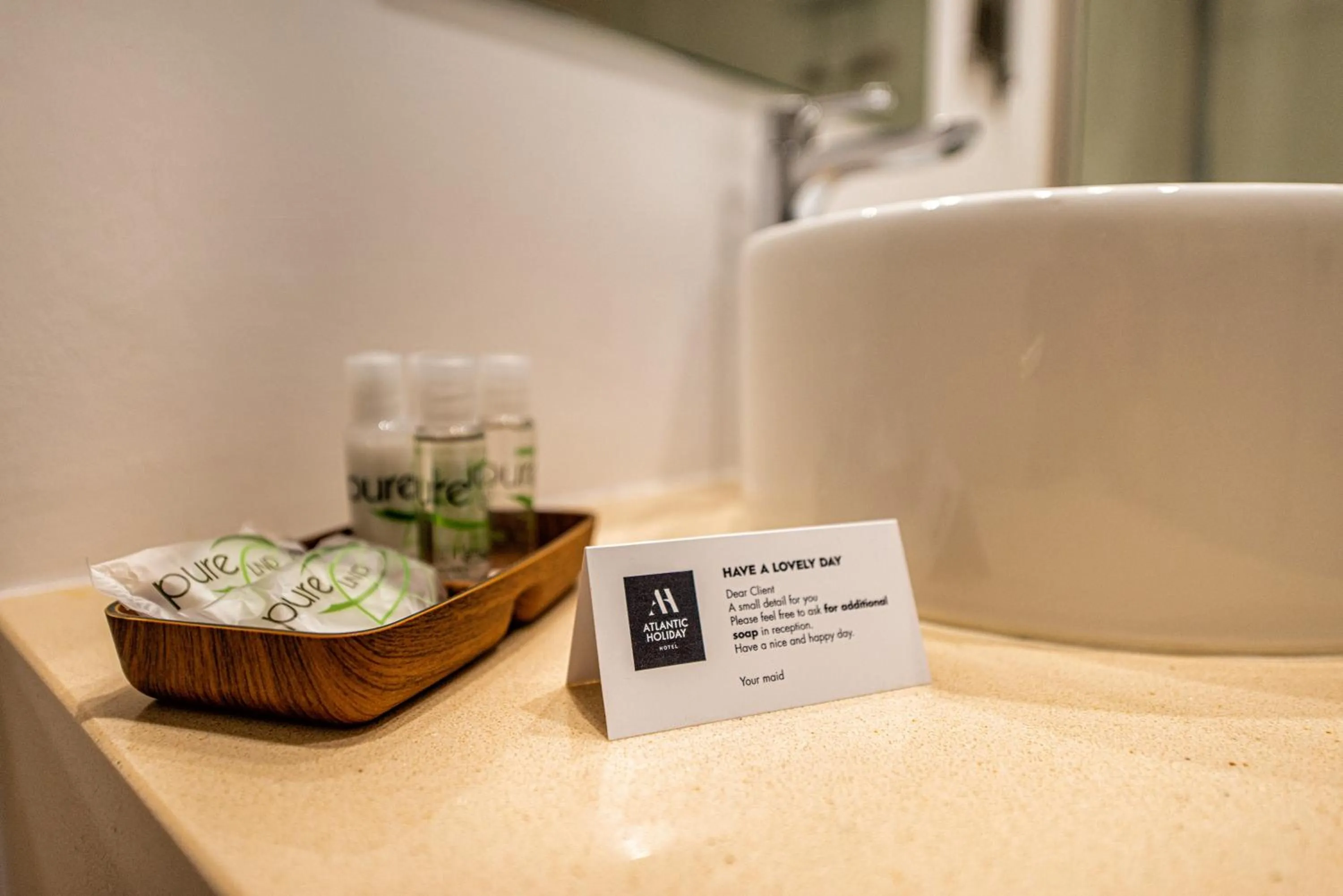 Bathroom in Atlantic Holiday Hotel