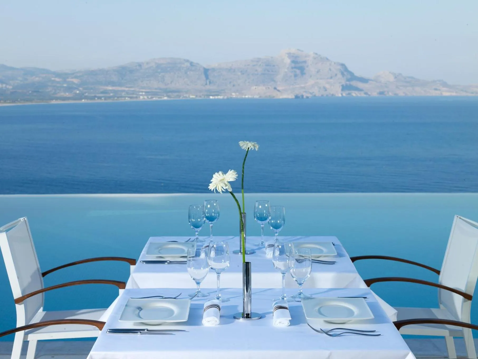 Restaurant/places to eat in Lindos Blu Luxury Hotel-Adults only