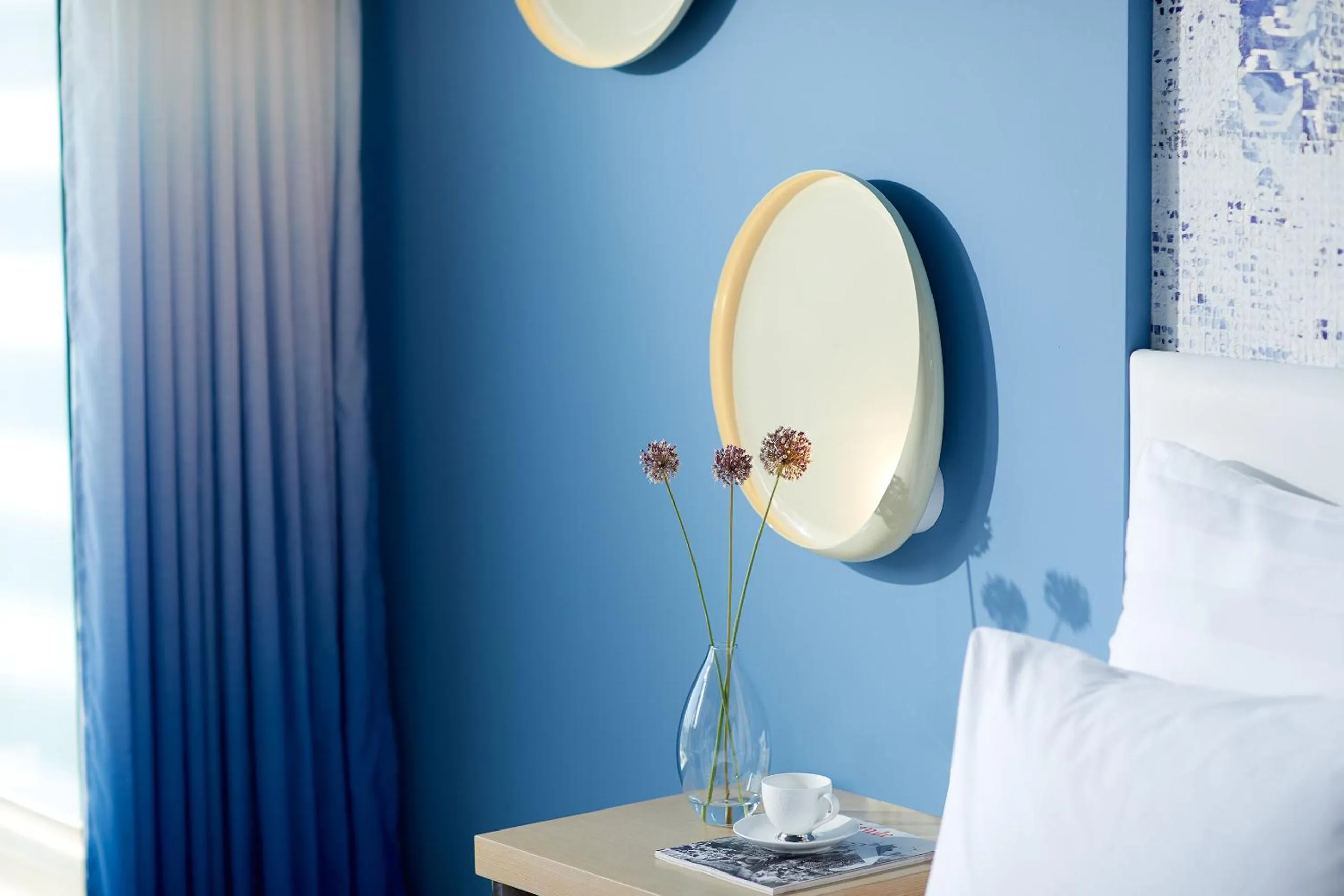 Sea view, Bed in Lindos Blu Luxury Hotel-Adults only