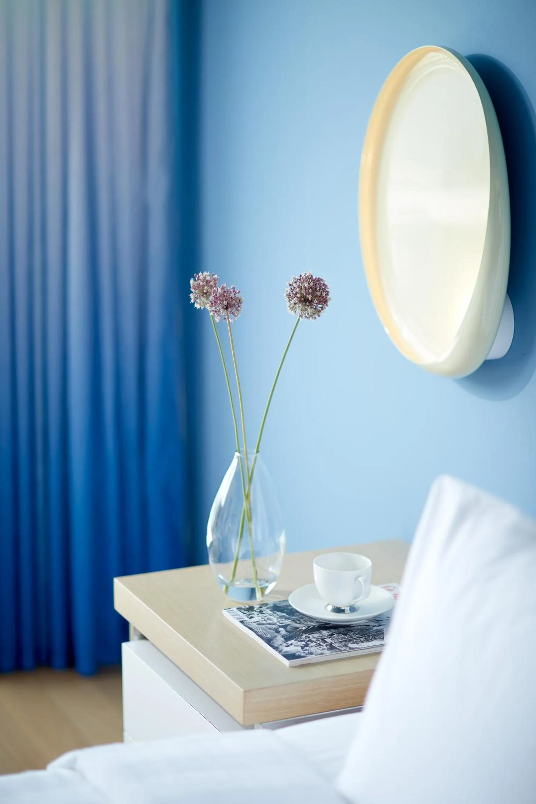 Coffee/tea facilities, Bed in Lindos Blu Luxury Hotel-Adults only