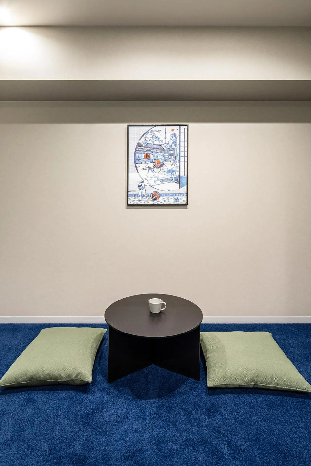 Seating area in Section L Kuramae - Asakusa