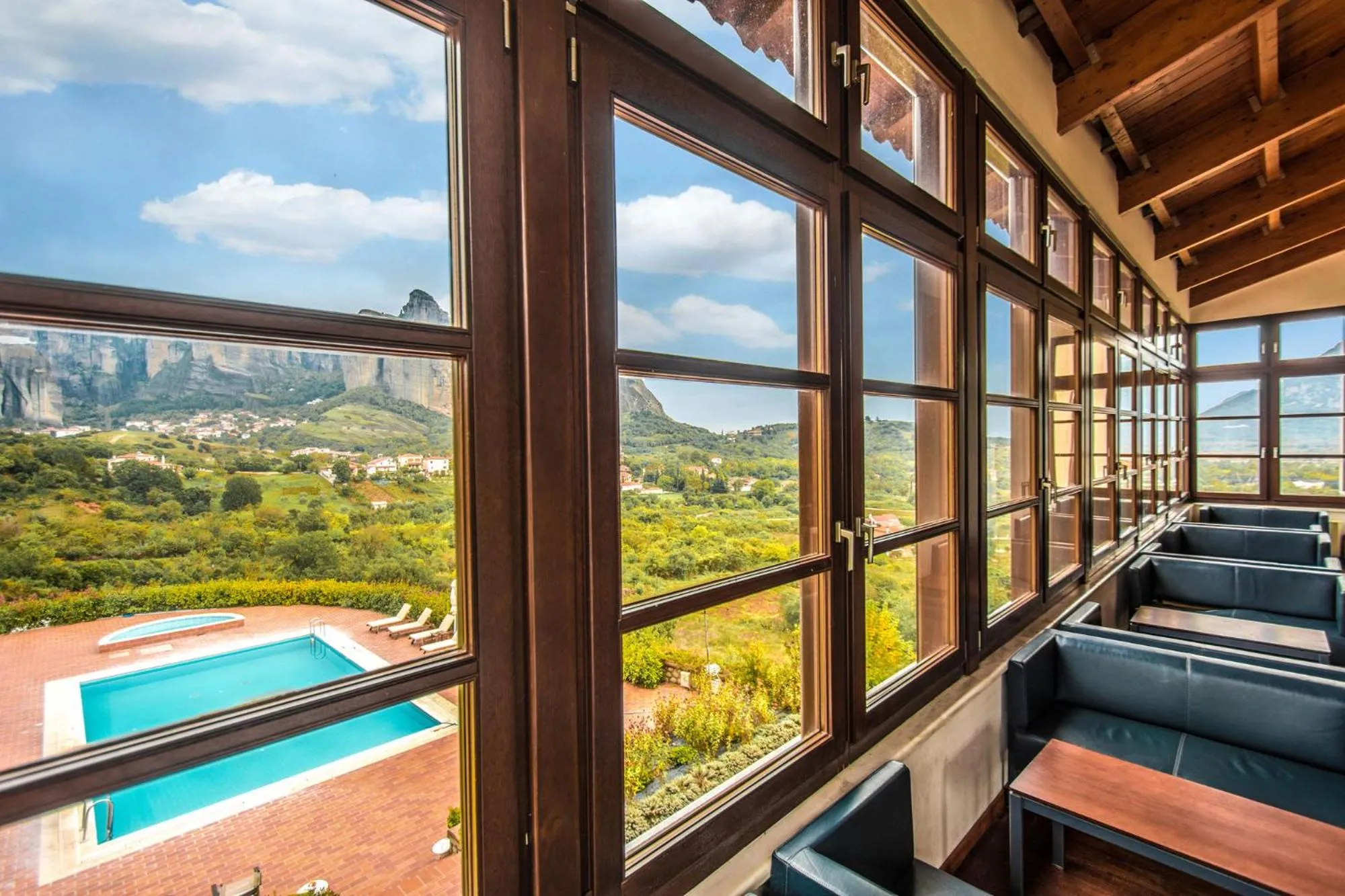 Lobby or reception in Meteora Hotel at Kastraki