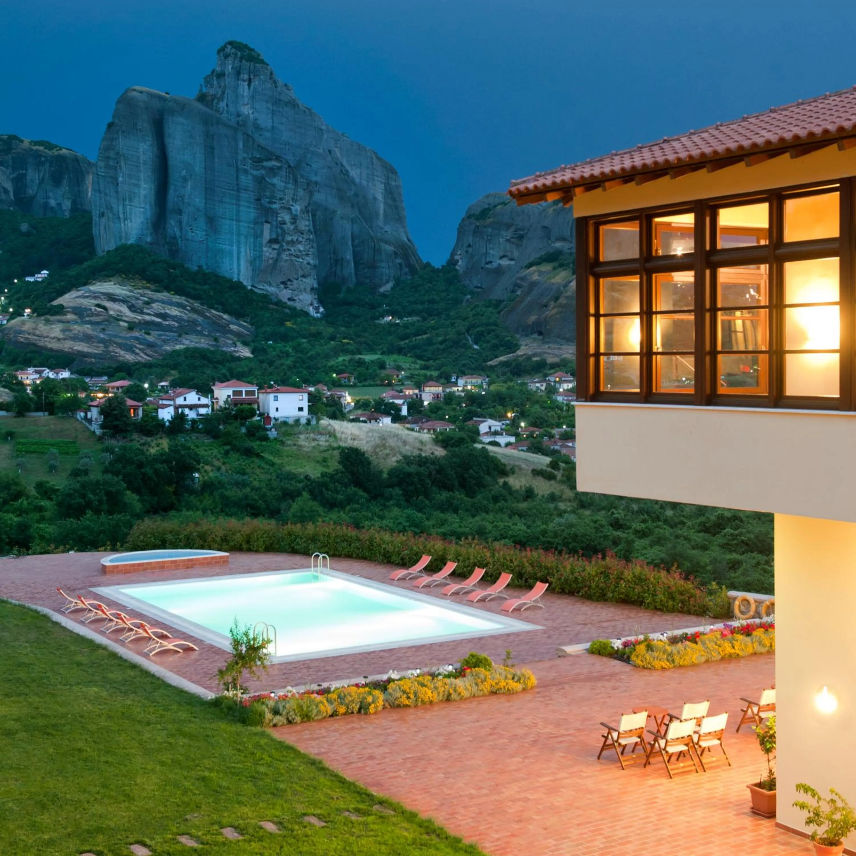 View (from property/room) in Meteora Hotel at Kastraki