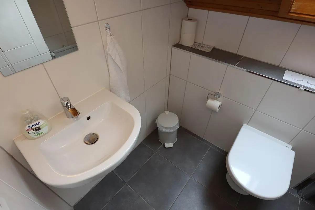 Toilet in Gasthof Rebland