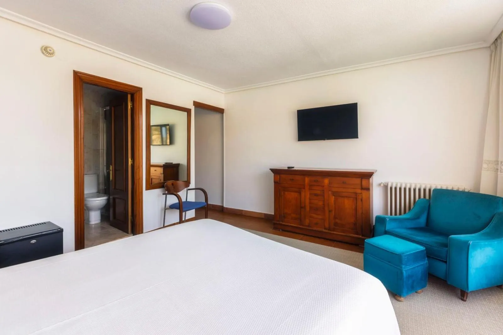 Bed in Hotel Sablón