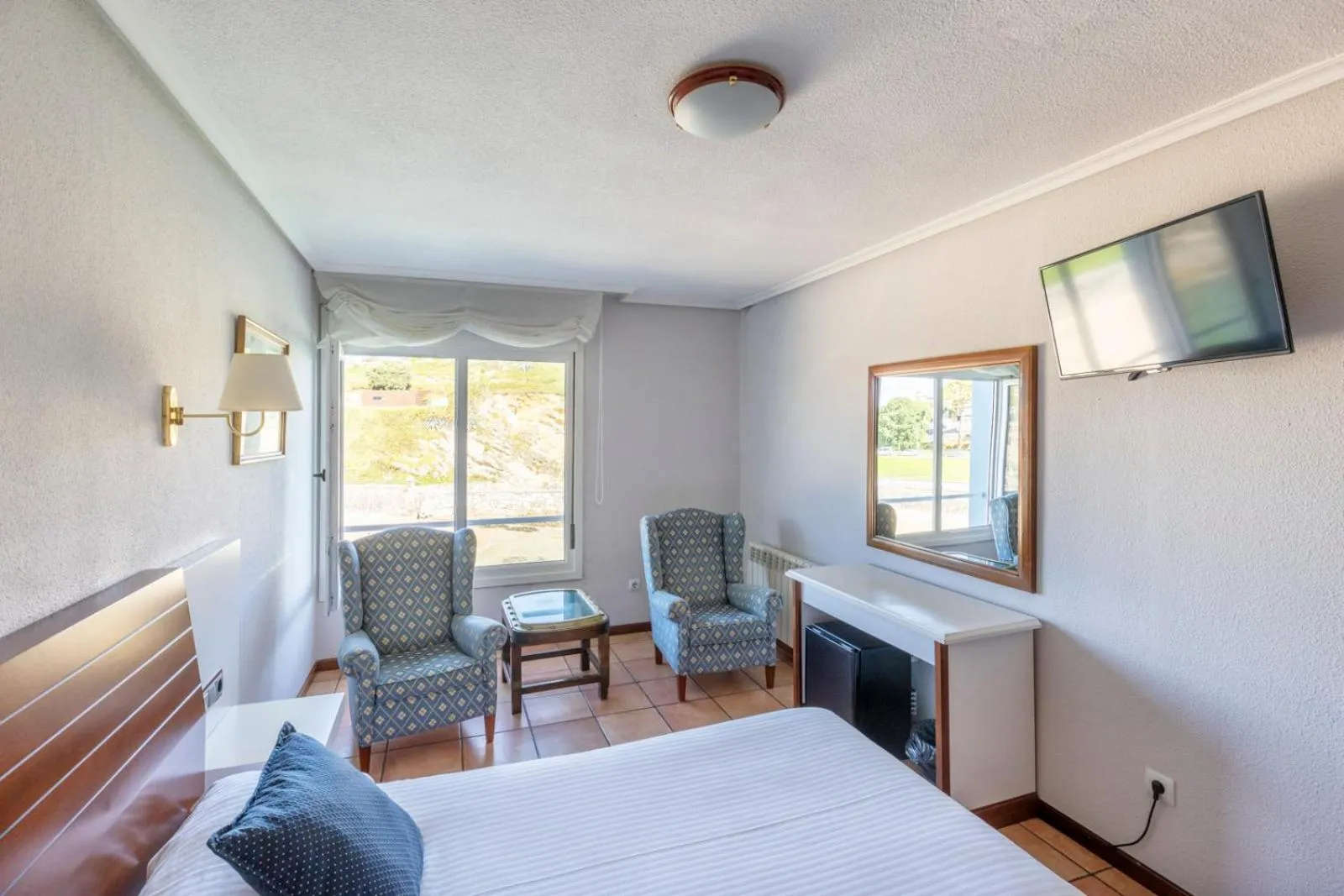 Bed in Hotel Sablón