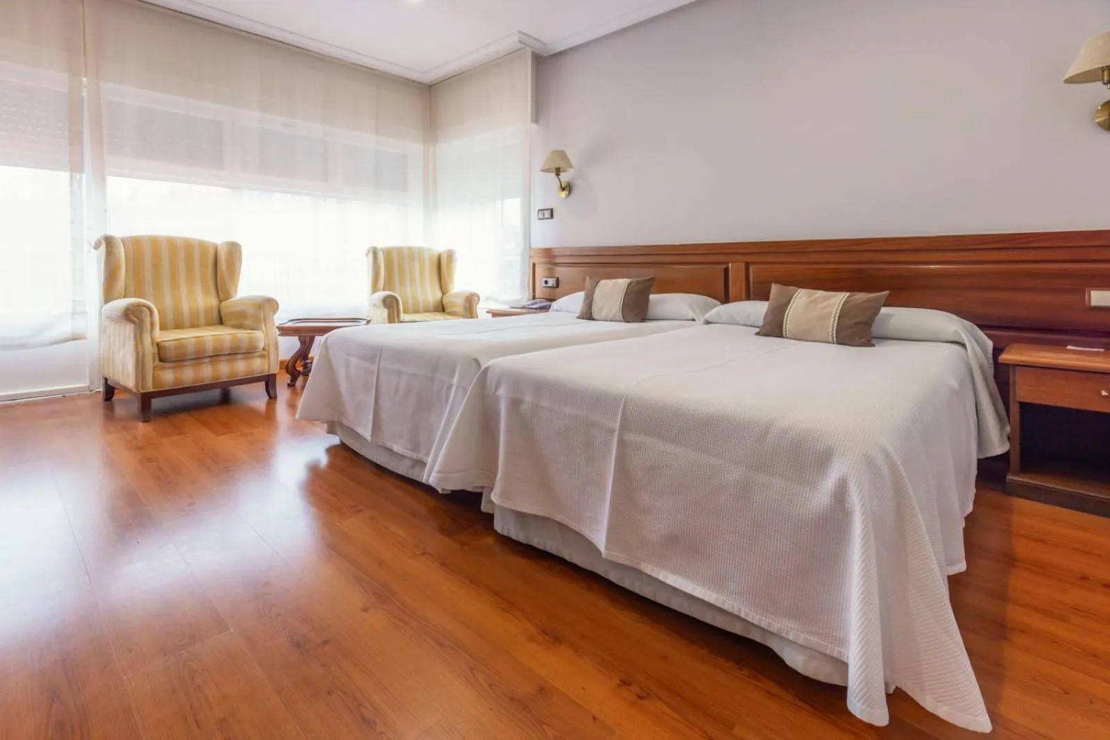 Bed in Hotel Sablón