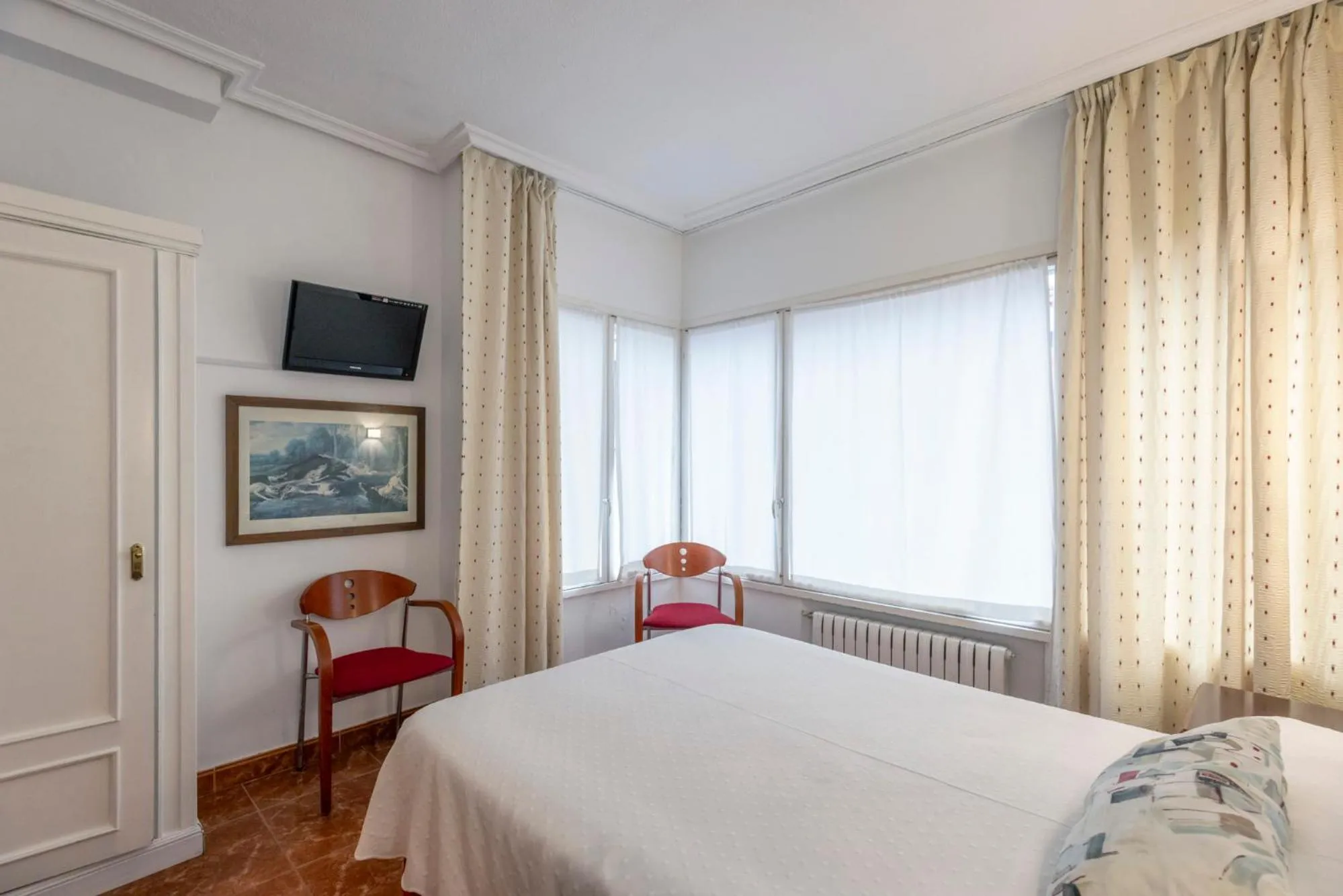 Bed in Hotel Sablón