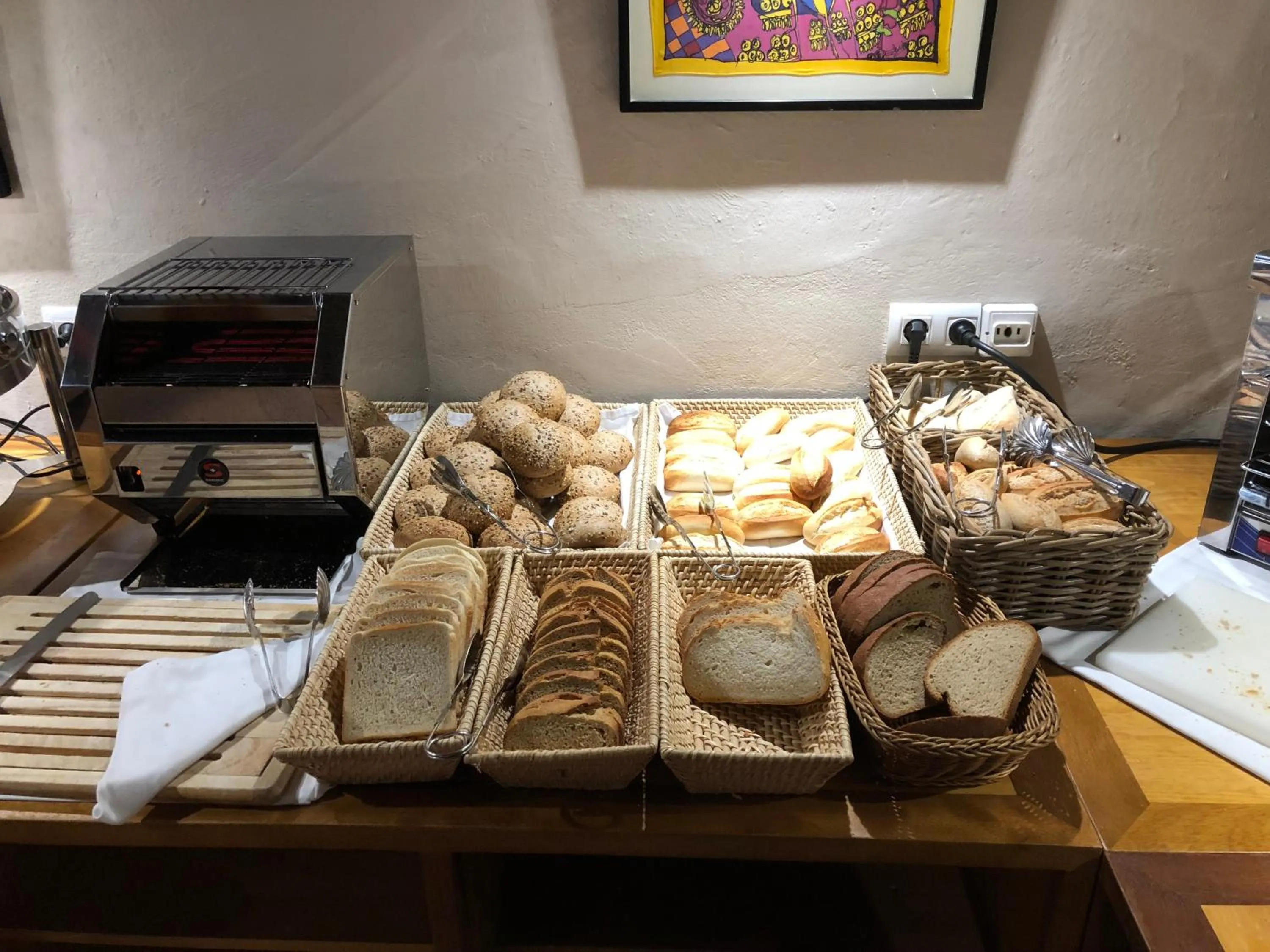 Buffet breakfast in Beach Hotel Dos Mares