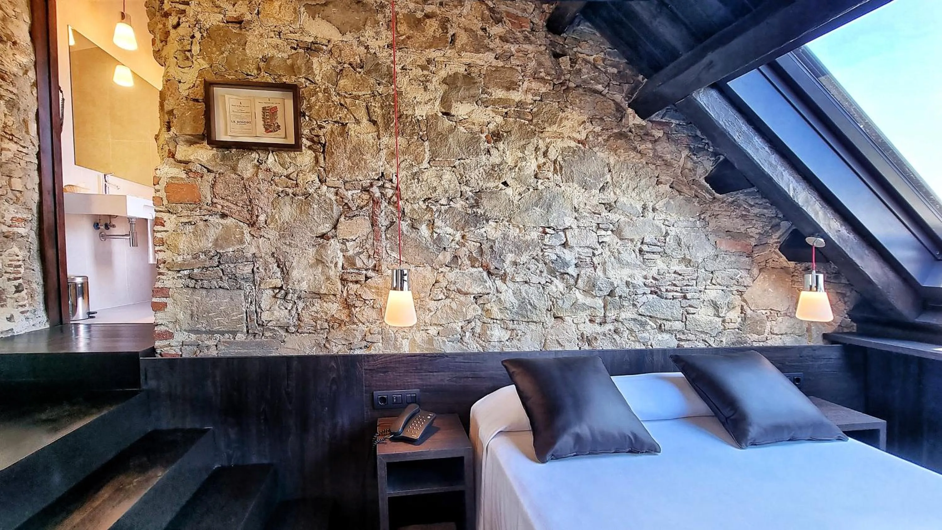 Bedroom, Bed in Hotel Sant Agustí