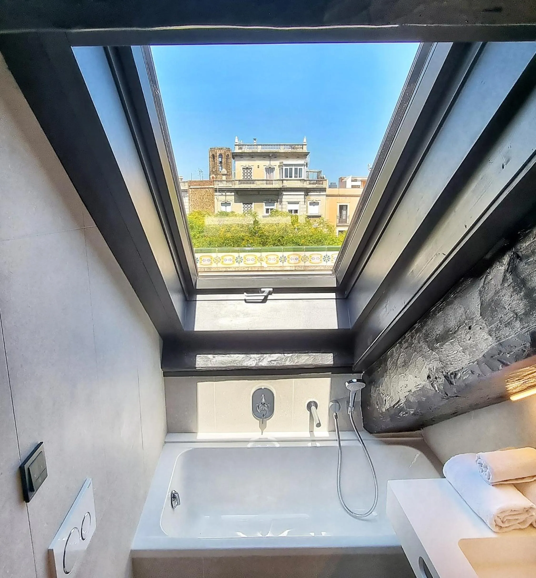 Bathroom in Hotel Sant Agustí
