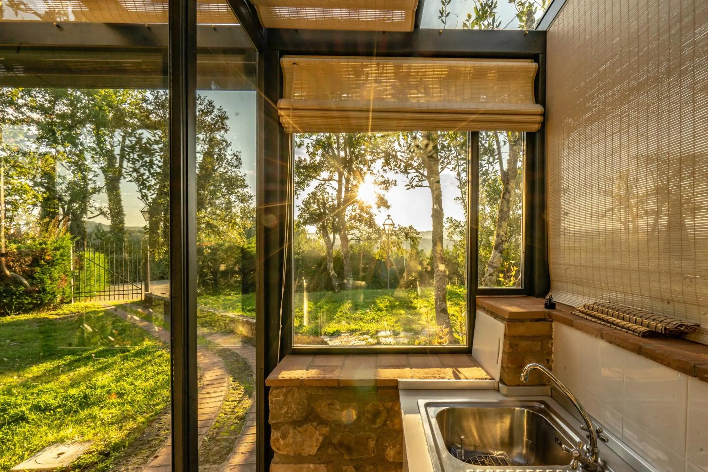 kitchen in Relais La Martina