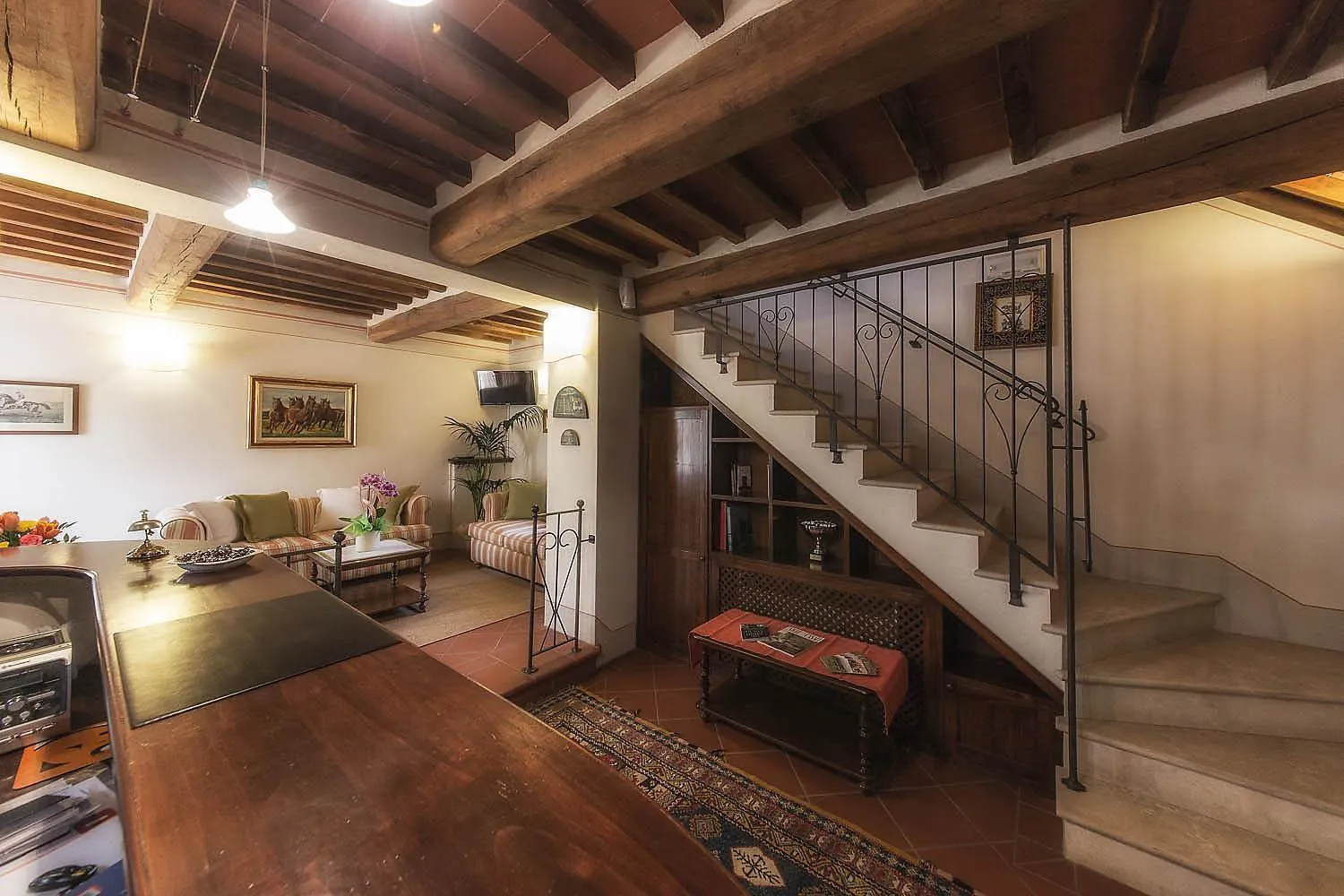 Seating area in Relais La Martina