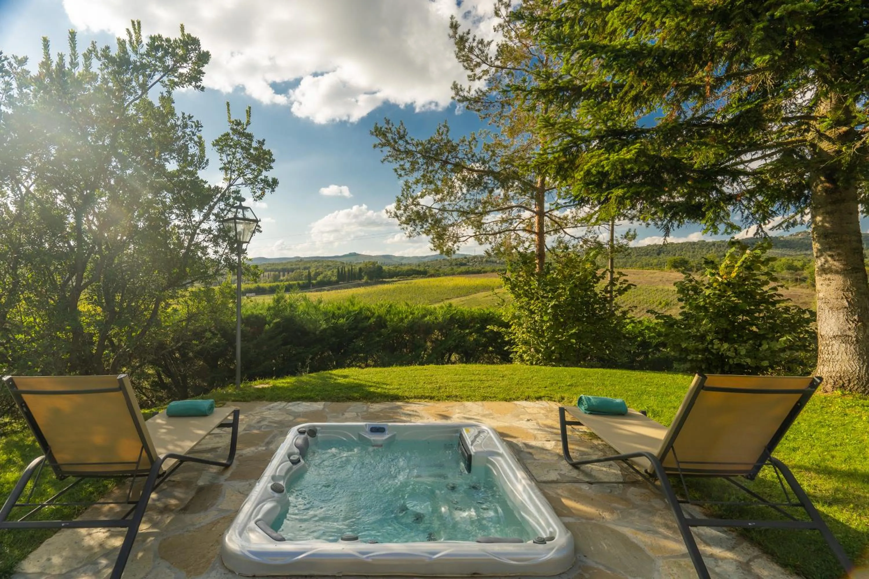 Hot Tub in Relais La Martina