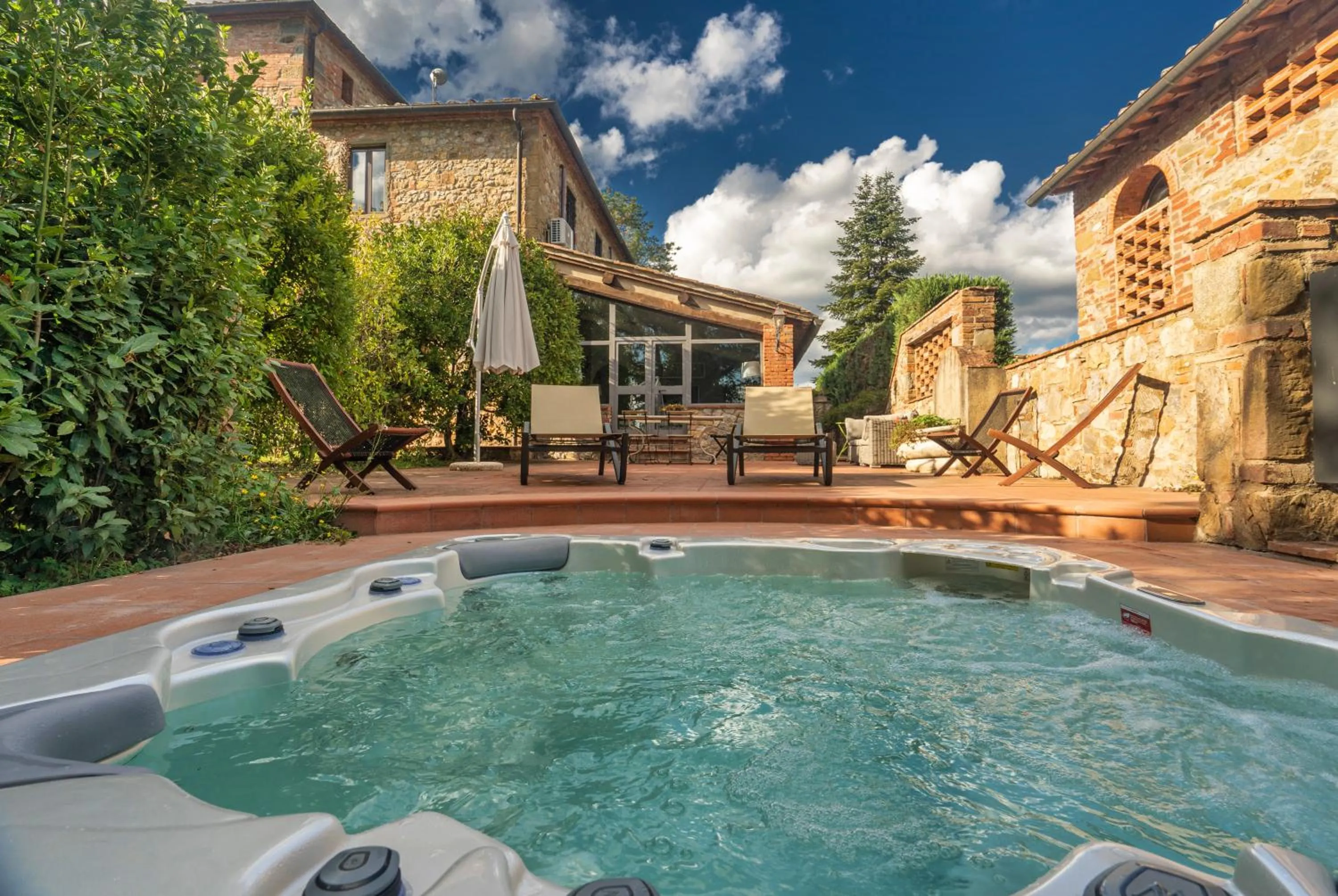 Hot Tub in Relais La Martina