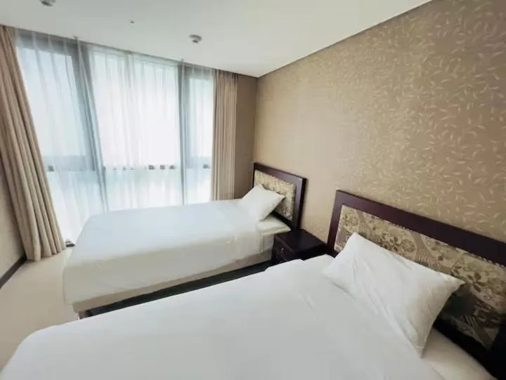 Bed in Busan Centum Victoria hotel