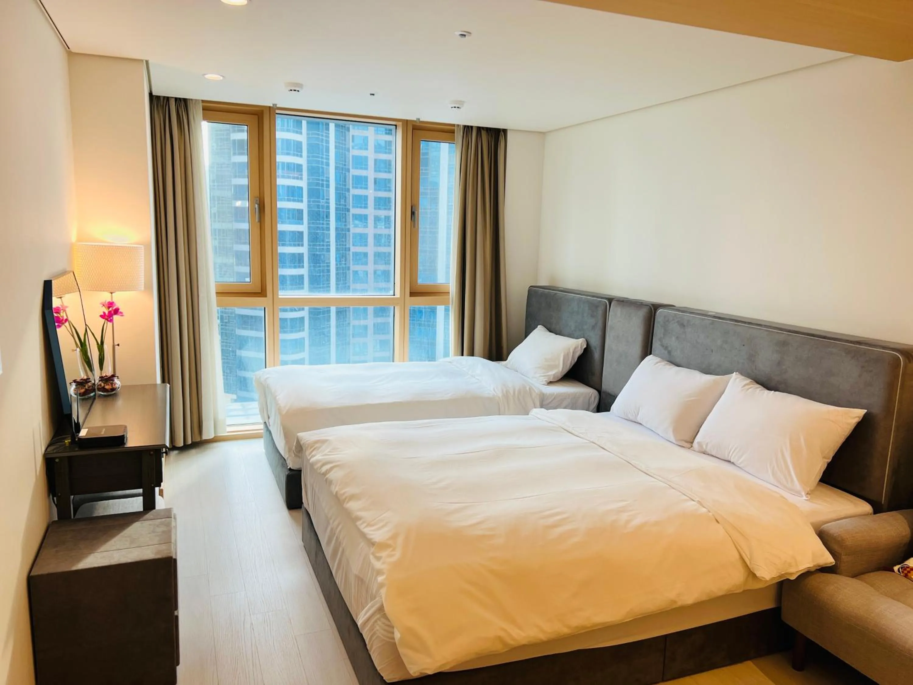 Bed in Busan Centum Victoria hotel