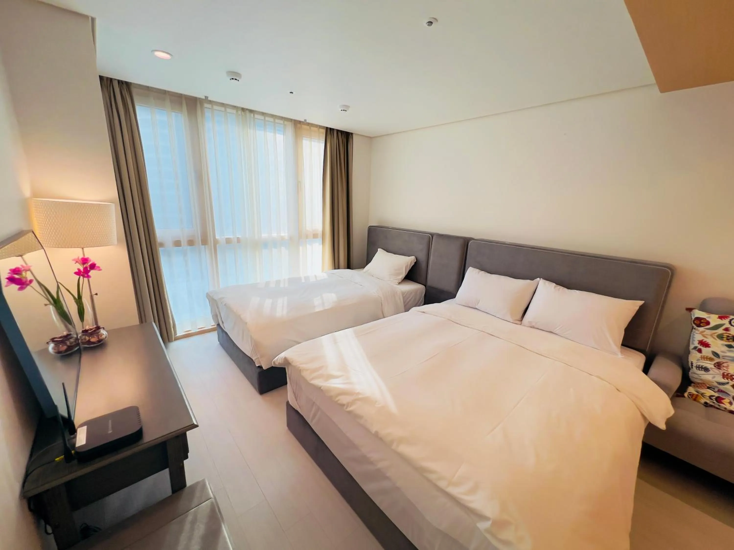 Bed in Busan Centum Victoria hotel