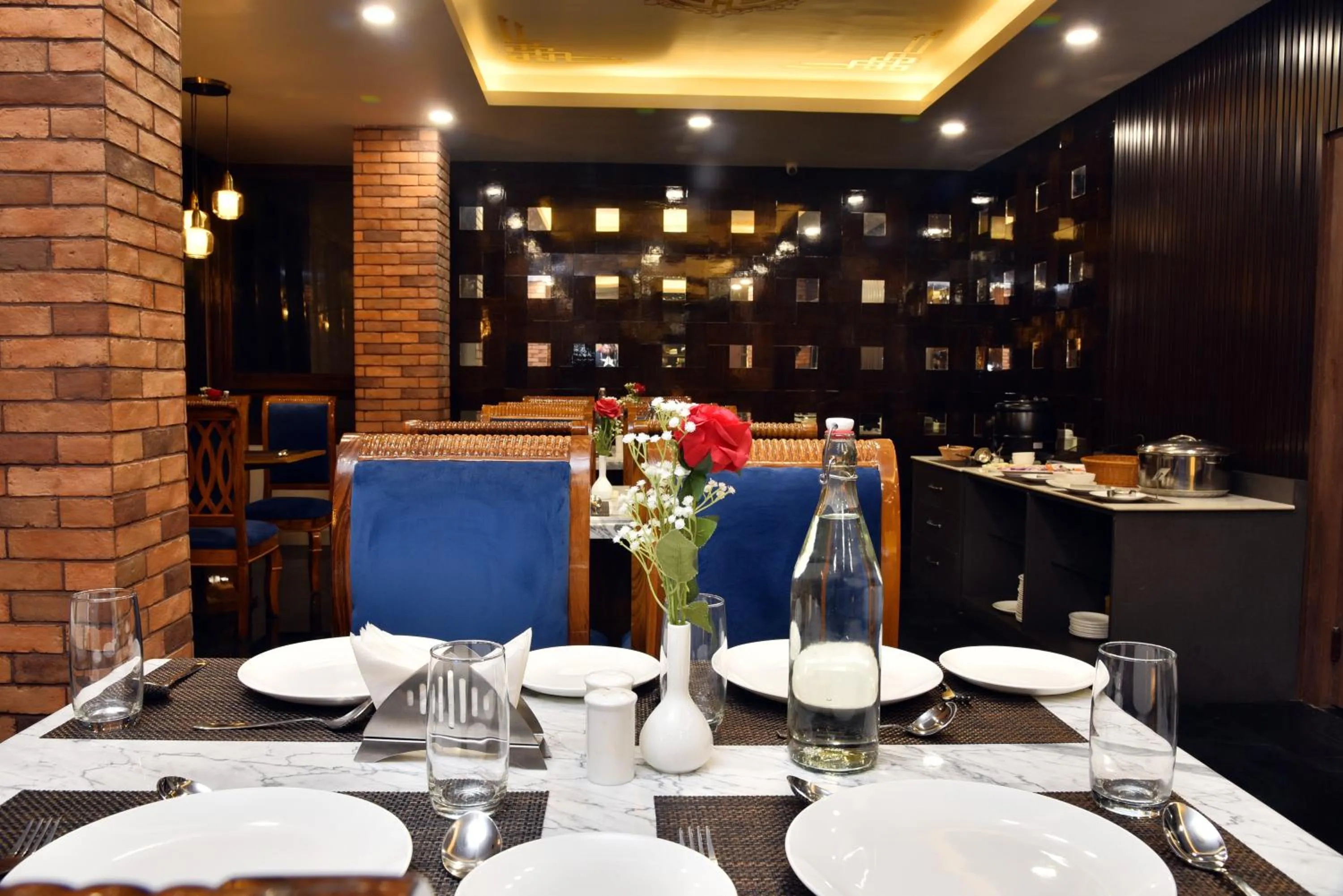Dining area in Rufina Pinasa Residency