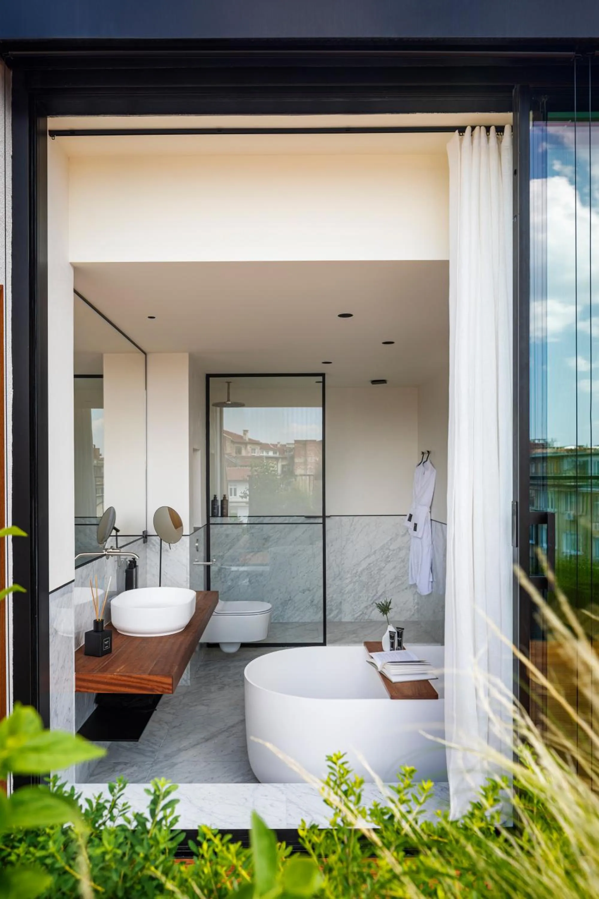 Bathroom in Juno Hotel Sofia, a Member of Design Hotels