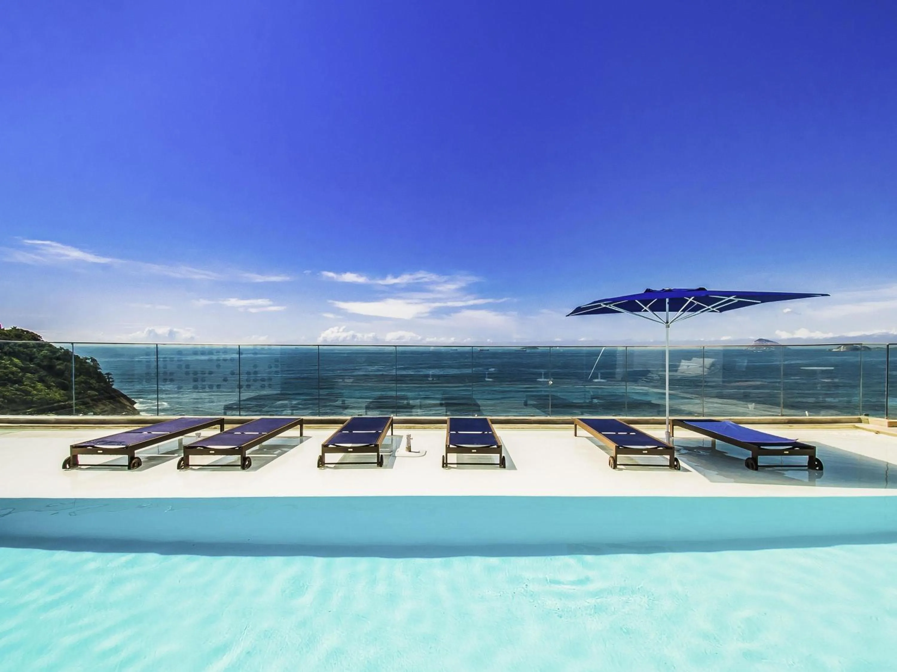 Pool view in Novotel Rio de Janeiro Leme