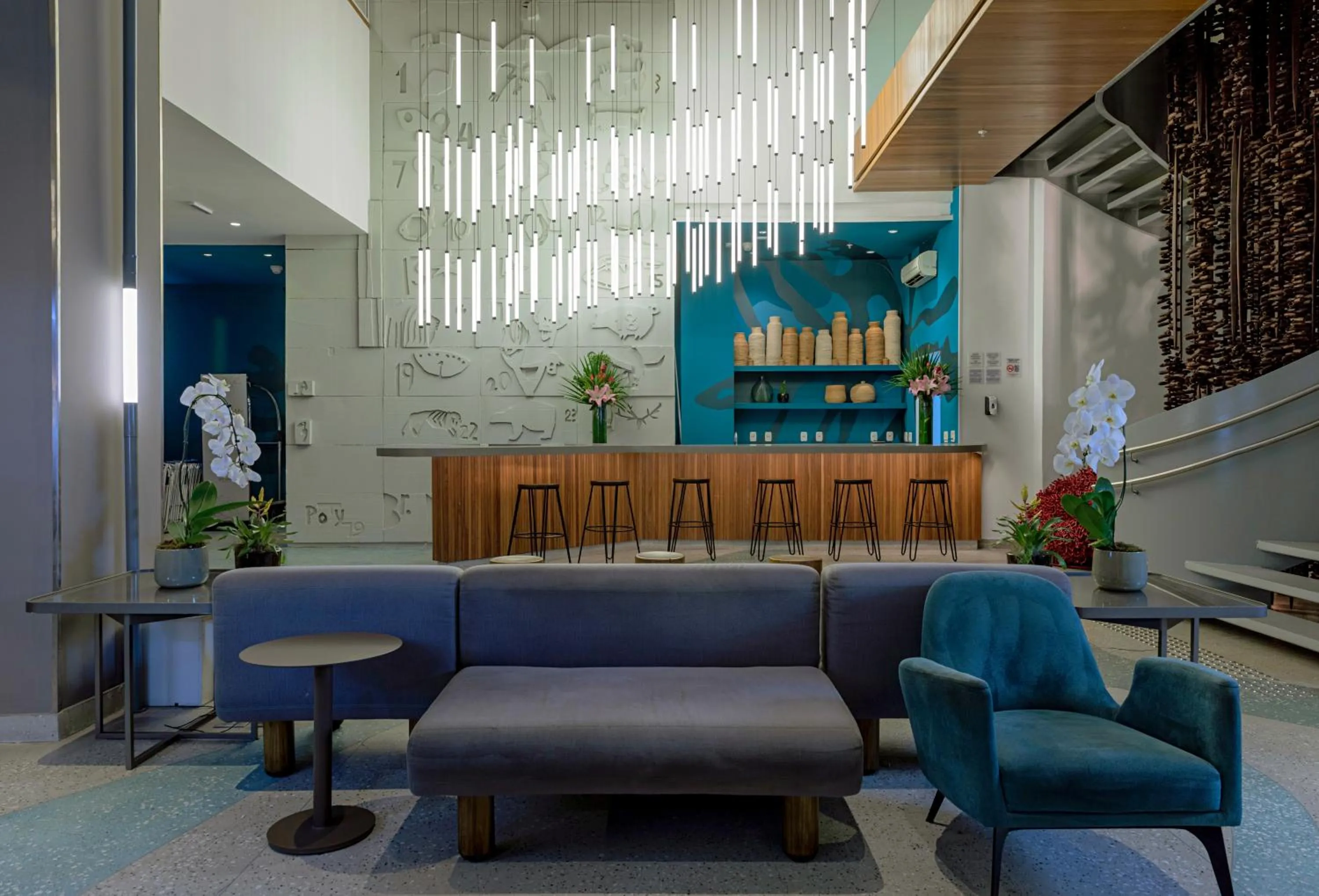 Lobby or reception in Novotel Rio de Janeiro Leme