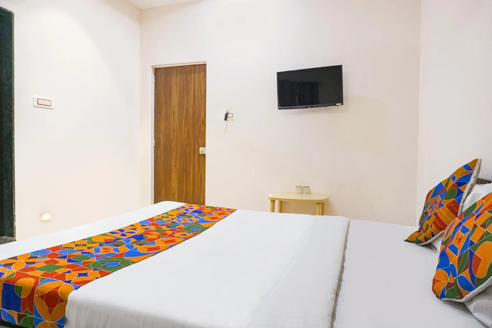 Bed in FabHotel Rachana Residency - Nr Shivaji Nagar Metro Station and Railway Station