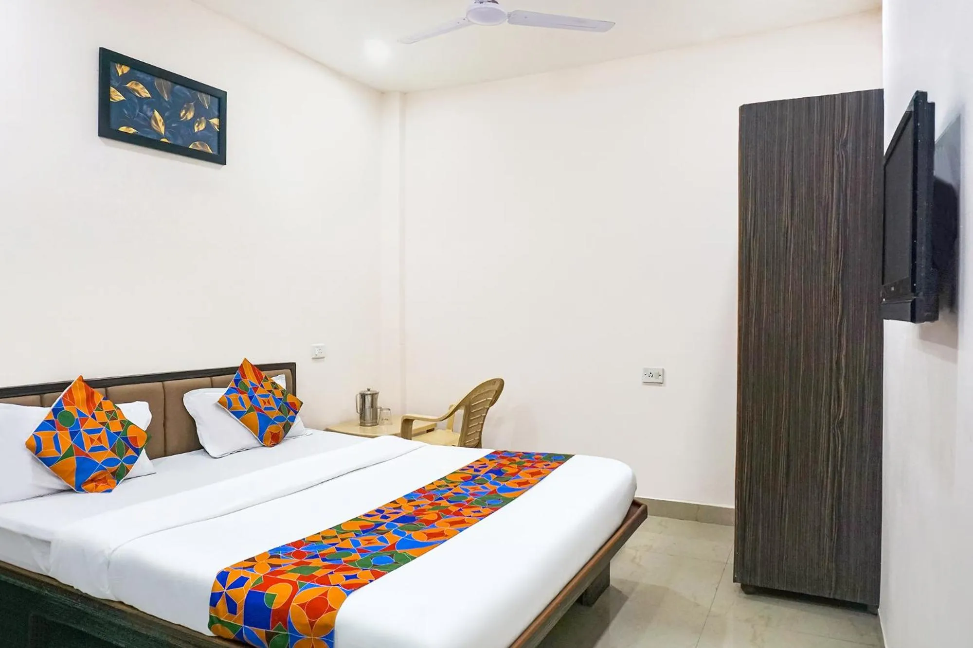 Bed in FabHotel Rachana Residency - Nr Shivaji Nagar Metro Station and Railway Station