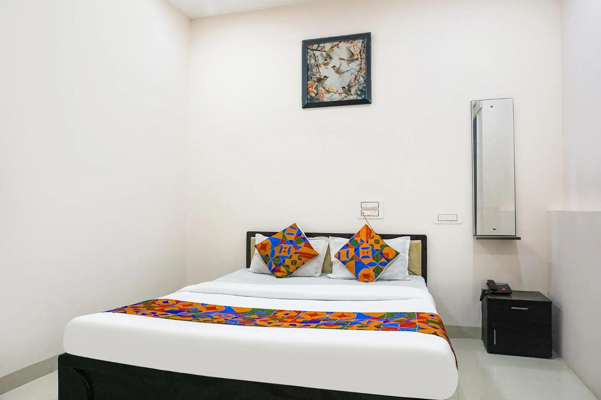 Bed in FabHotel Rachana Residency - Nr Shivaji Nagar Metro Station and Railway Station