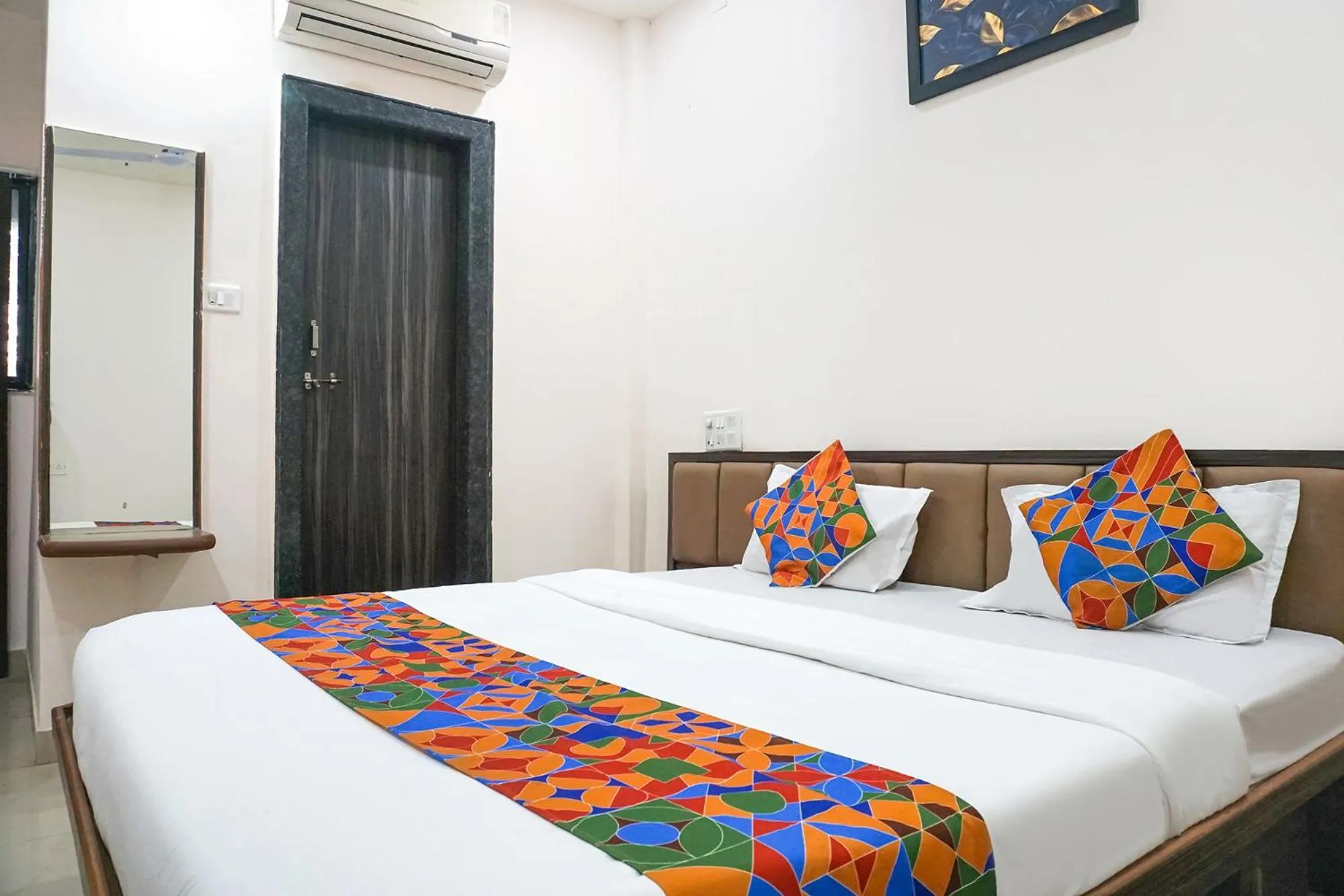 Bed in FabHotel Rachana Residency - Nr Shivaji Nagar Metro Station and Railway Station