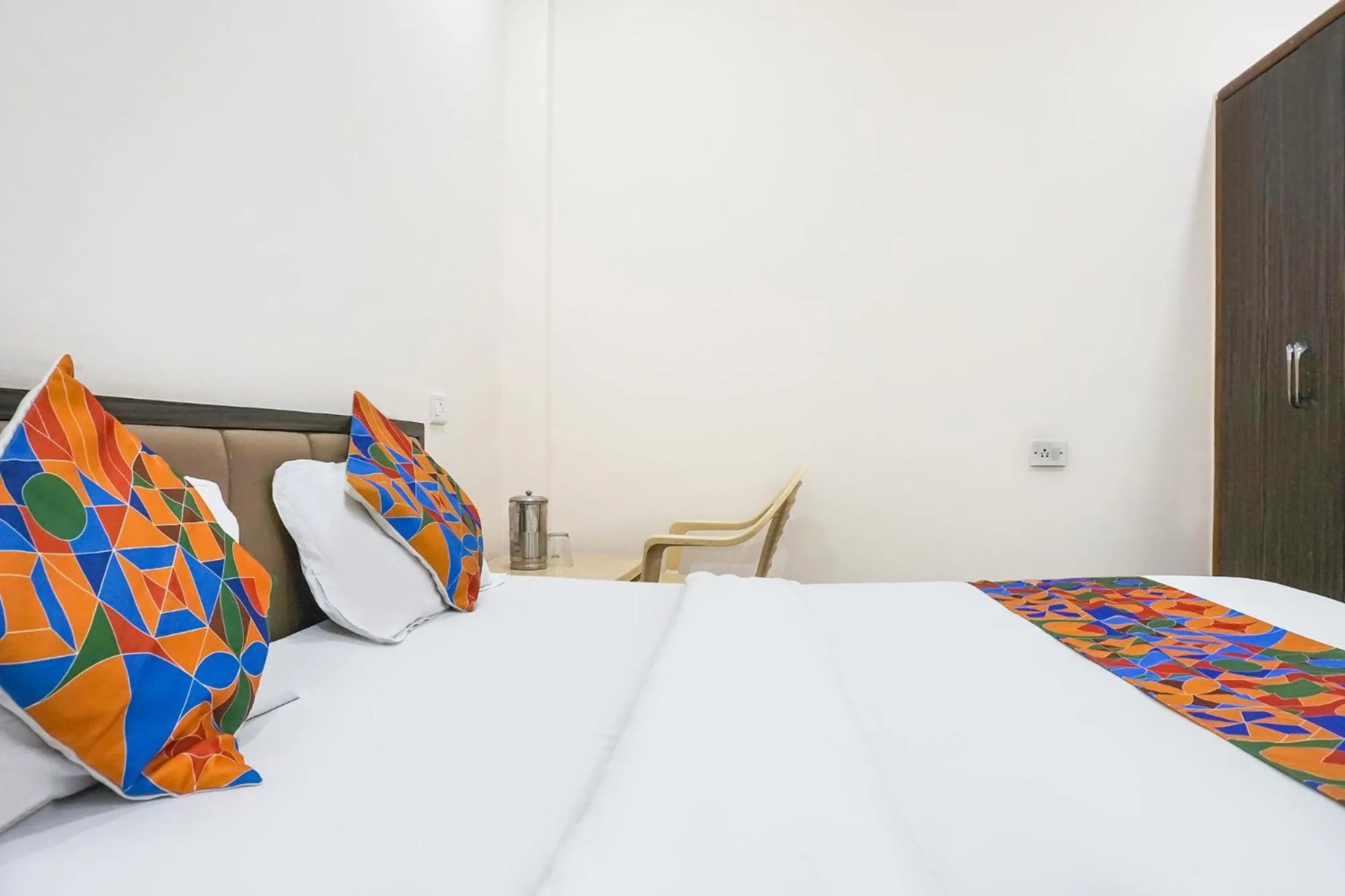 Bed in FabHotel Rachana Residency - Nr Shivaji Nagar Metro Station and Railway Station