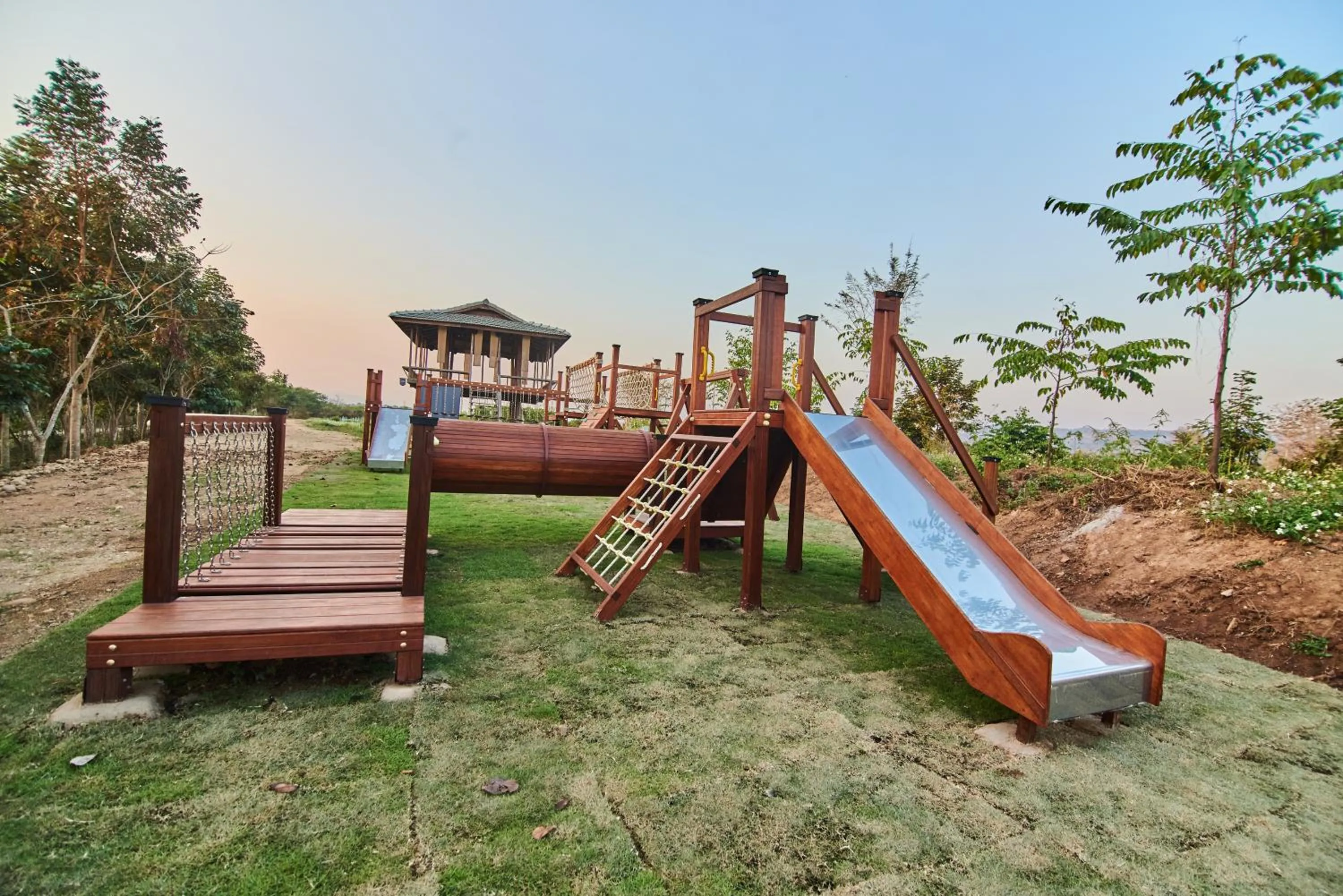 Children play ground in Patamma Hideaway Resort