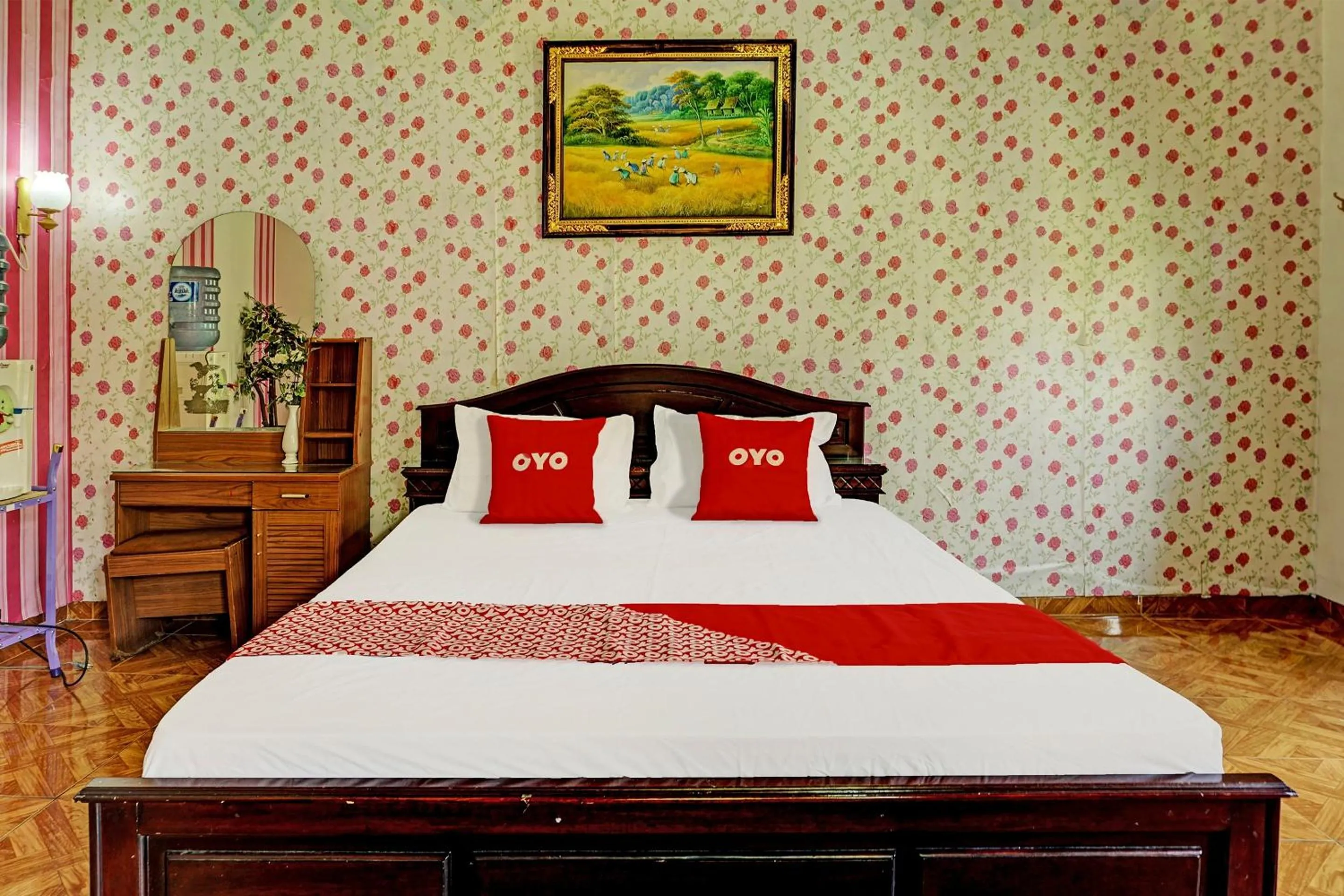 Bedroom, Bed in OYO Life 92376 Agape Villa