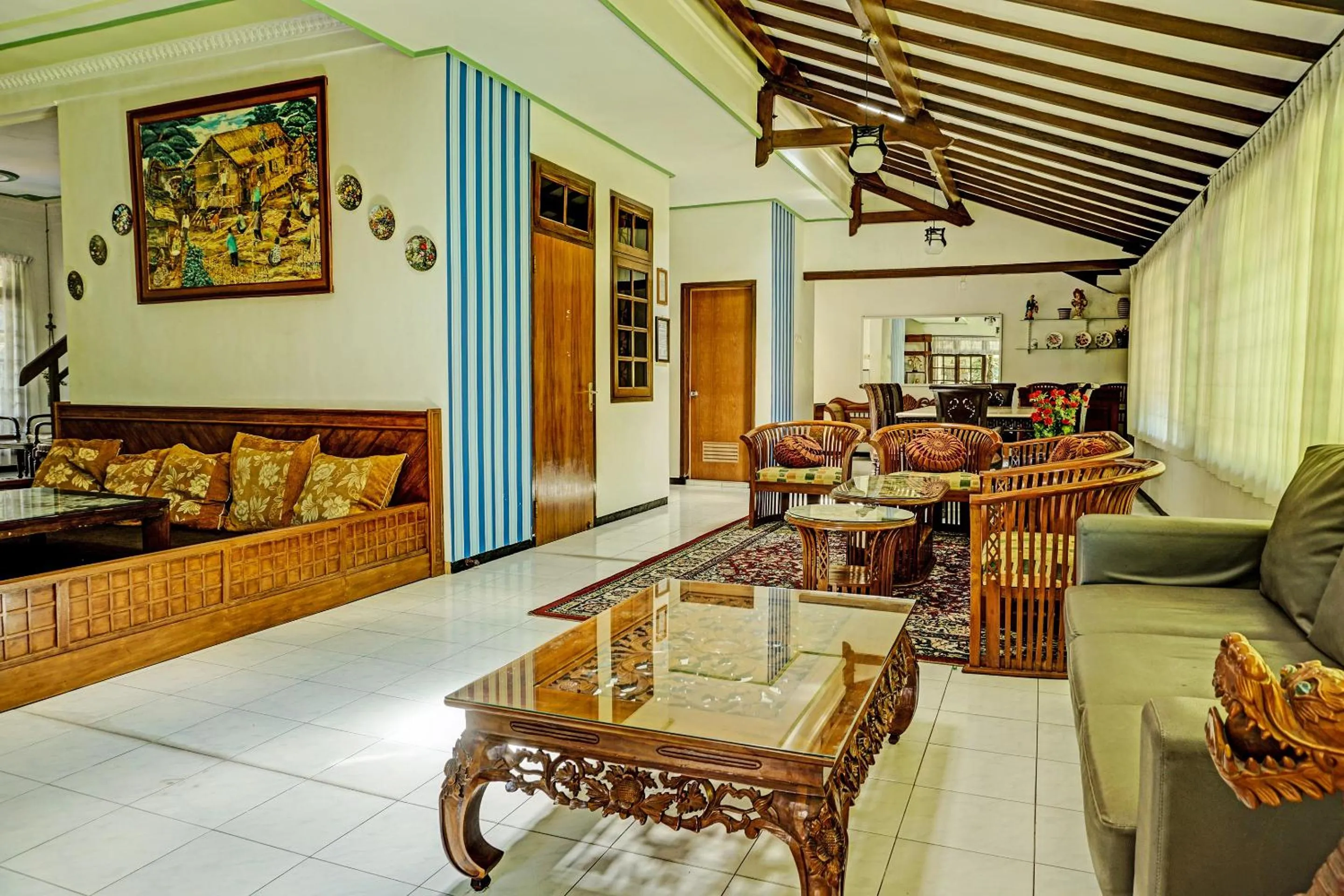 Lobby or reception in OYO Life 92376 Agape Villa