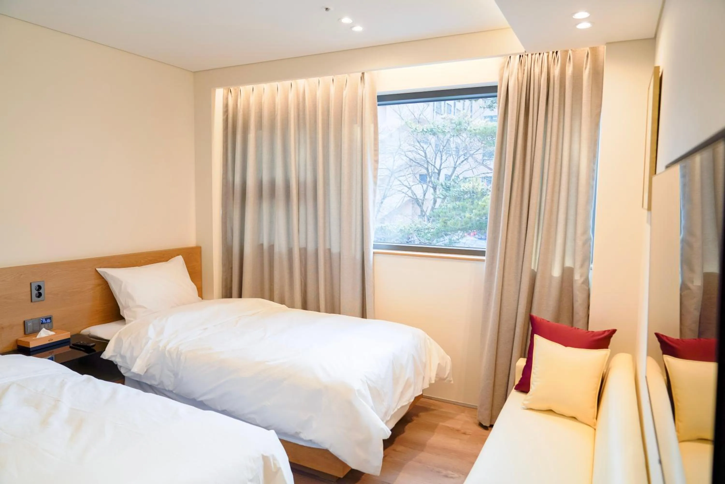 Bed in Eden Foret Hotel