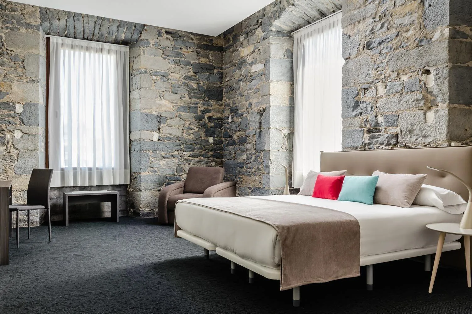 Bed in Hotel Balneario Orduña Plaza