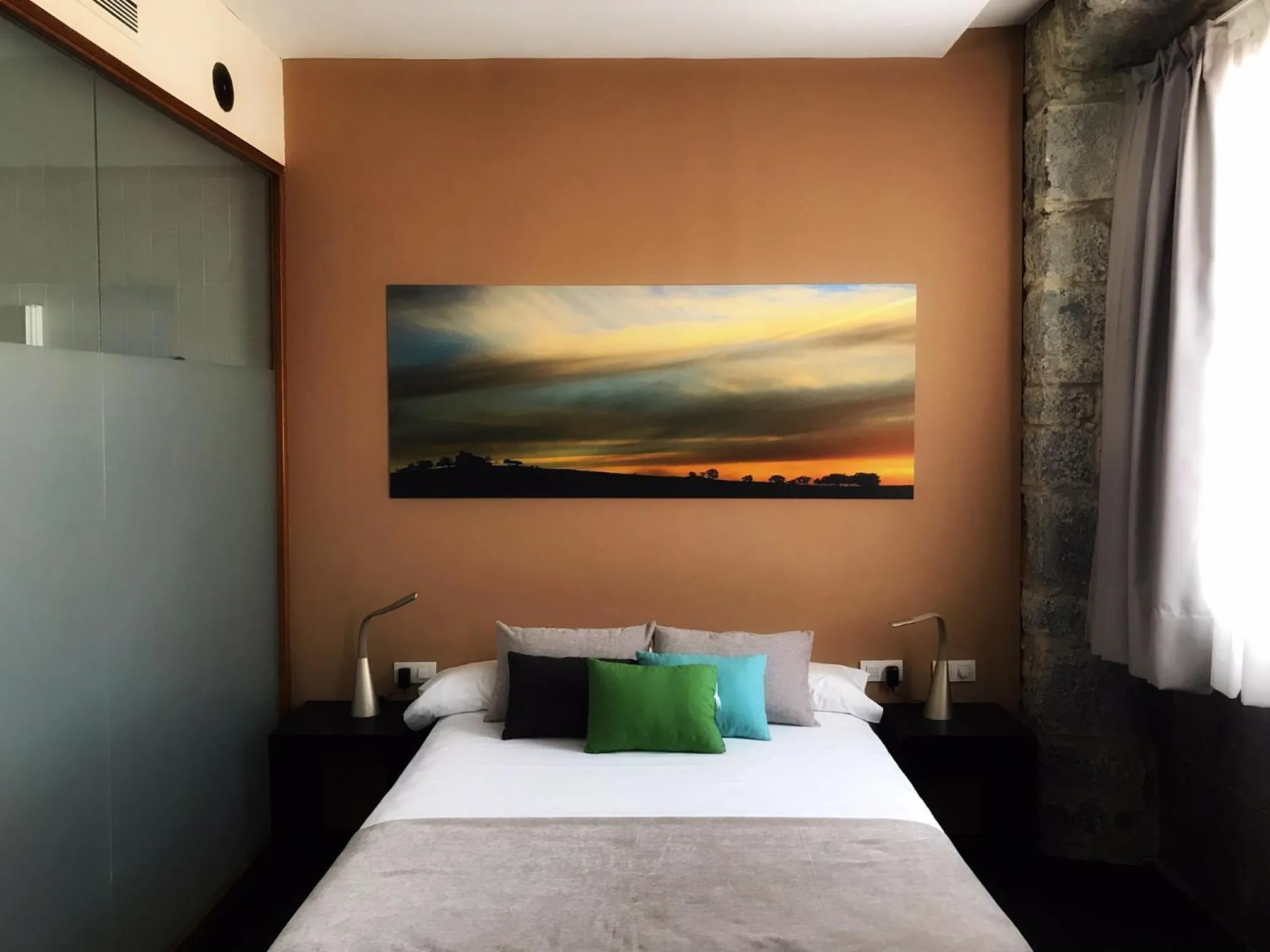 Bed in Hotel Balneario Orduña Plaza