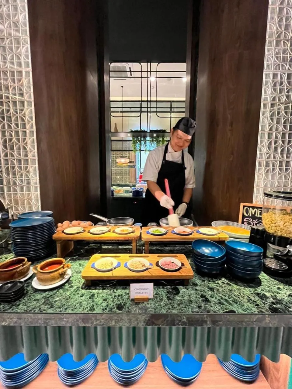 Buffet breakfast in Herloom Hotel & Residence BSD Tangerang