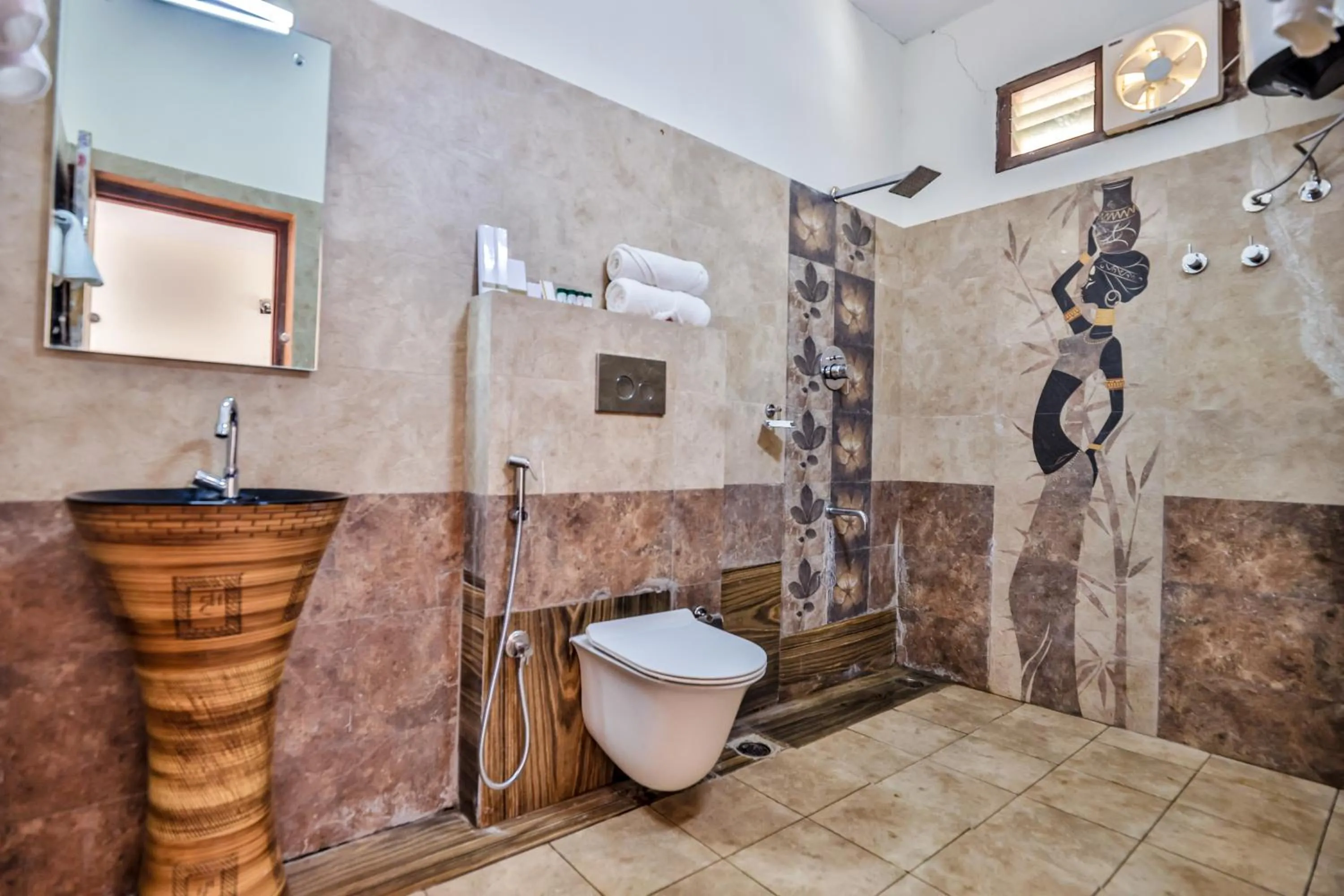 Bathroom in Hill Crest Resort - Coorg