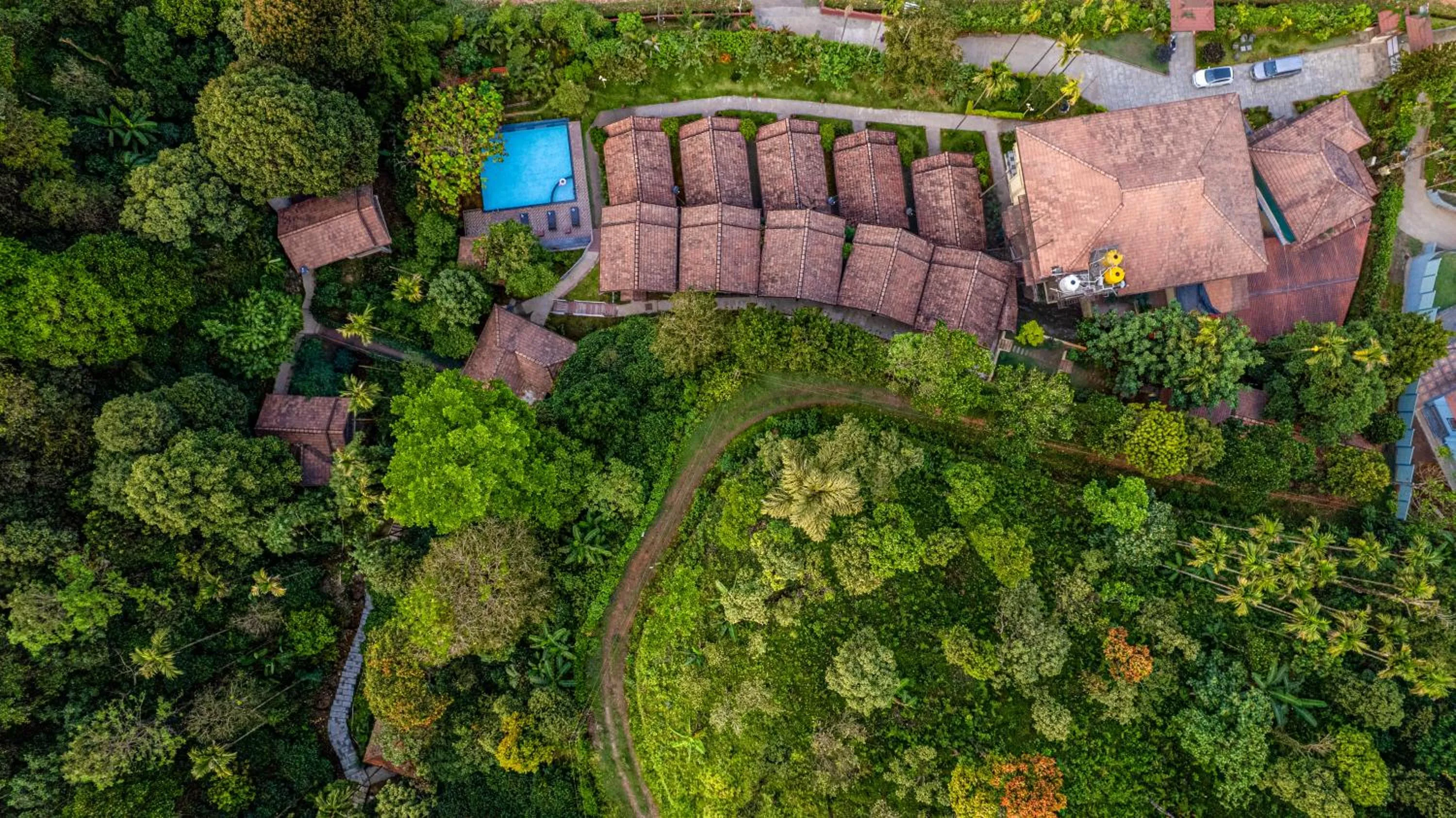 Bird's eye view in Hill Crest Resort - Coorg