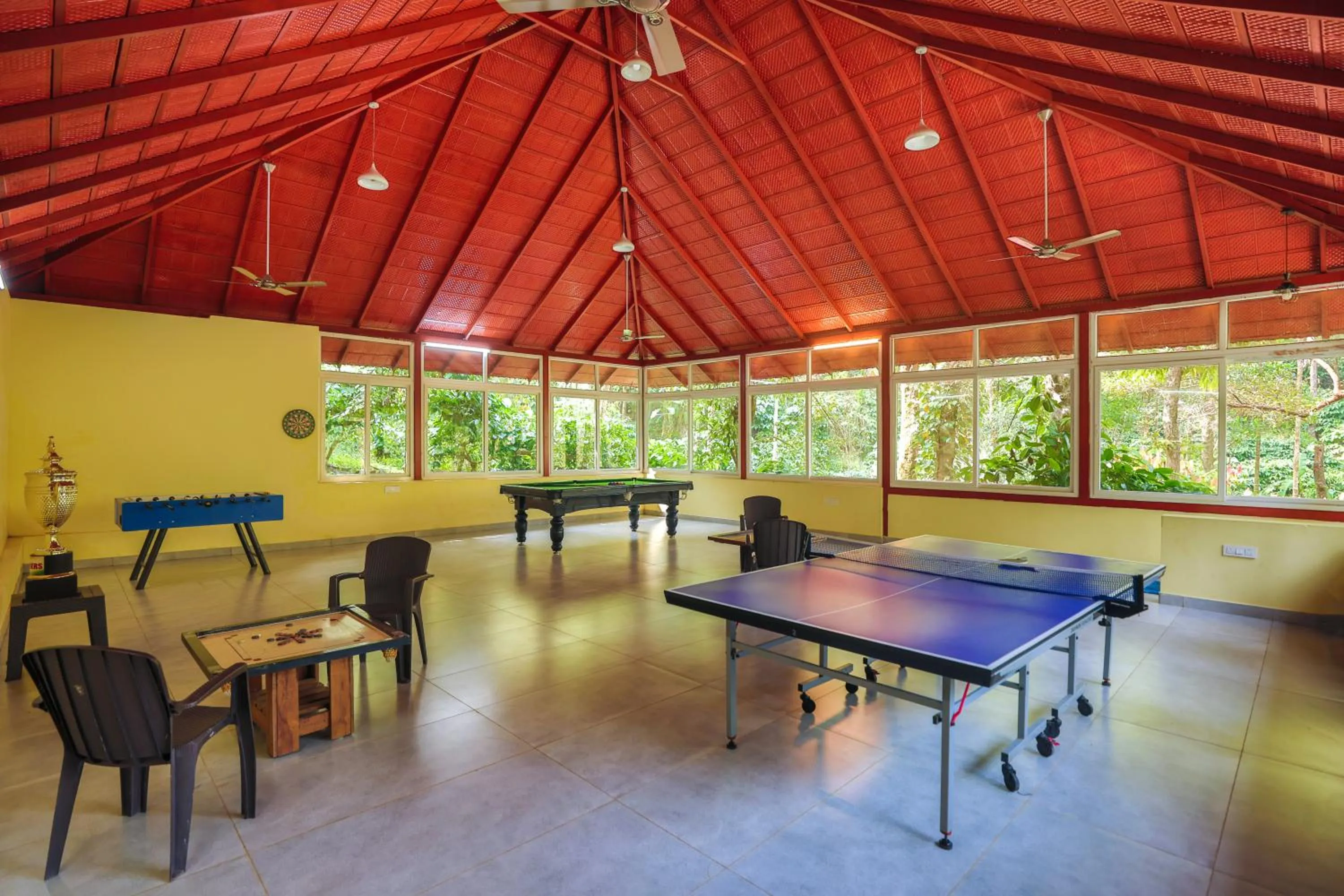 Game Room in Hill Crest Resort - Coorg