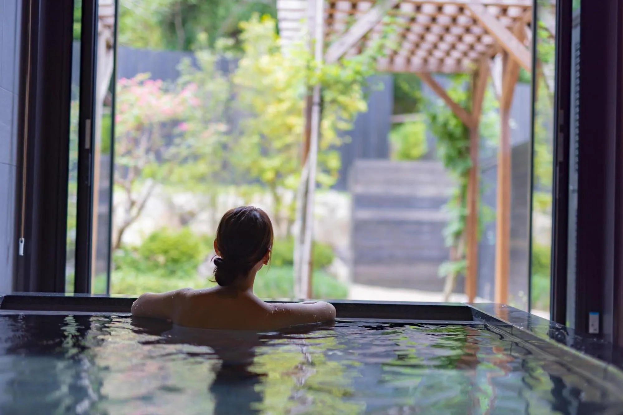 Bathroom in UreshinoOnsen URESHINO YADOYA