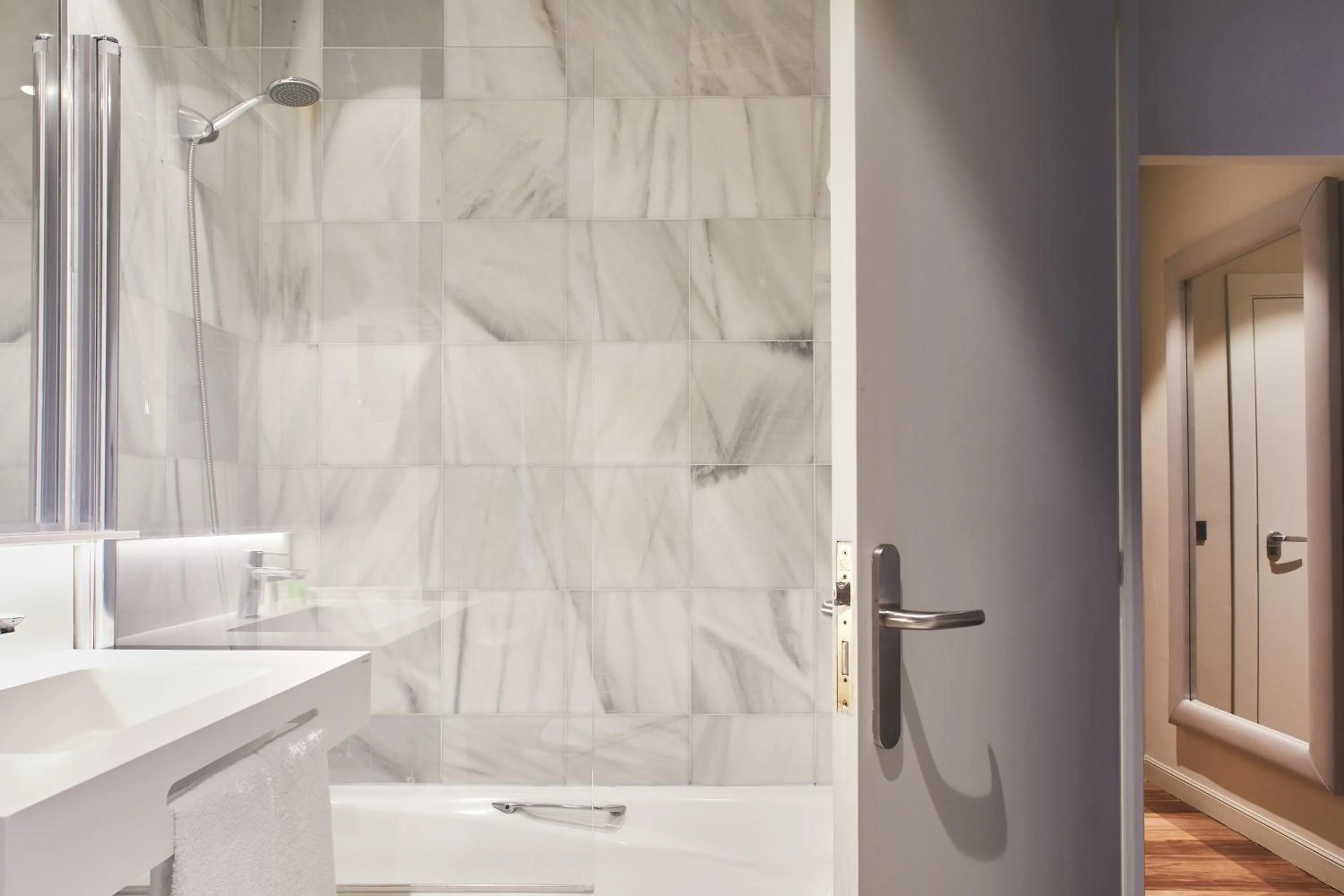 Bathroom in Hotel Silken Palacio Uribarren