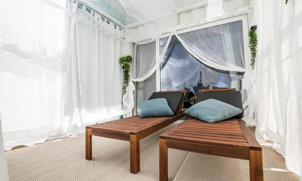 Seating area in Gapyeong Parotia Waterhouse