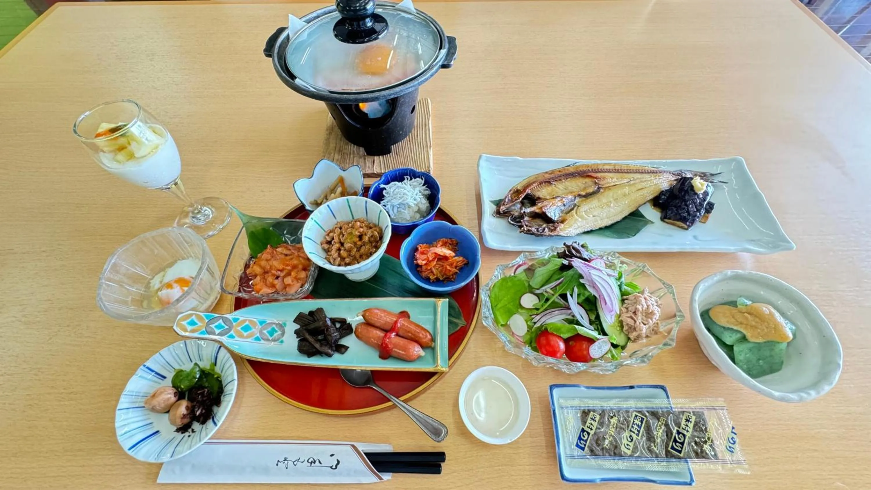 Breakfast in Izu Atagawa Onsen Hotel Gyokuryu