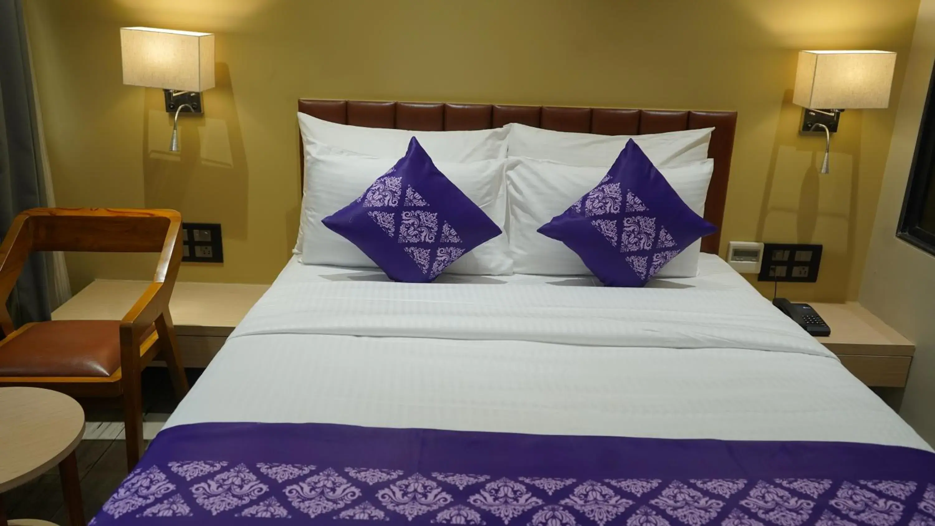 Deluxe Room with Queen or Twin Beds in Purple Beds by VITS Dwarkesh, Surat Deluxe Room with Queen or Twin Beds in Purple Beds by VITS Dwarkesh, Surat