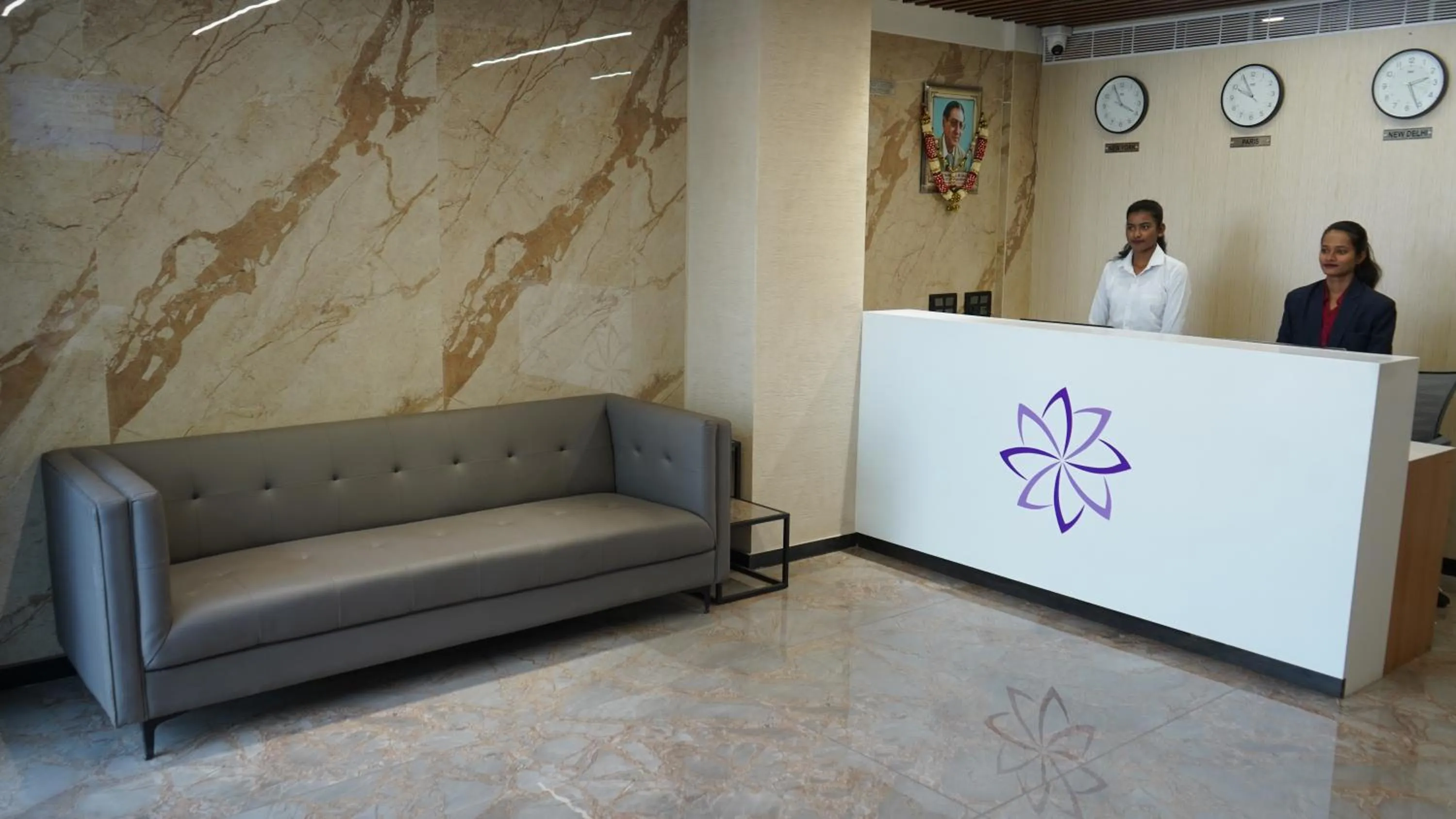 Lobby or reception in Purple Beds by VITS Dwarkesh, Surat