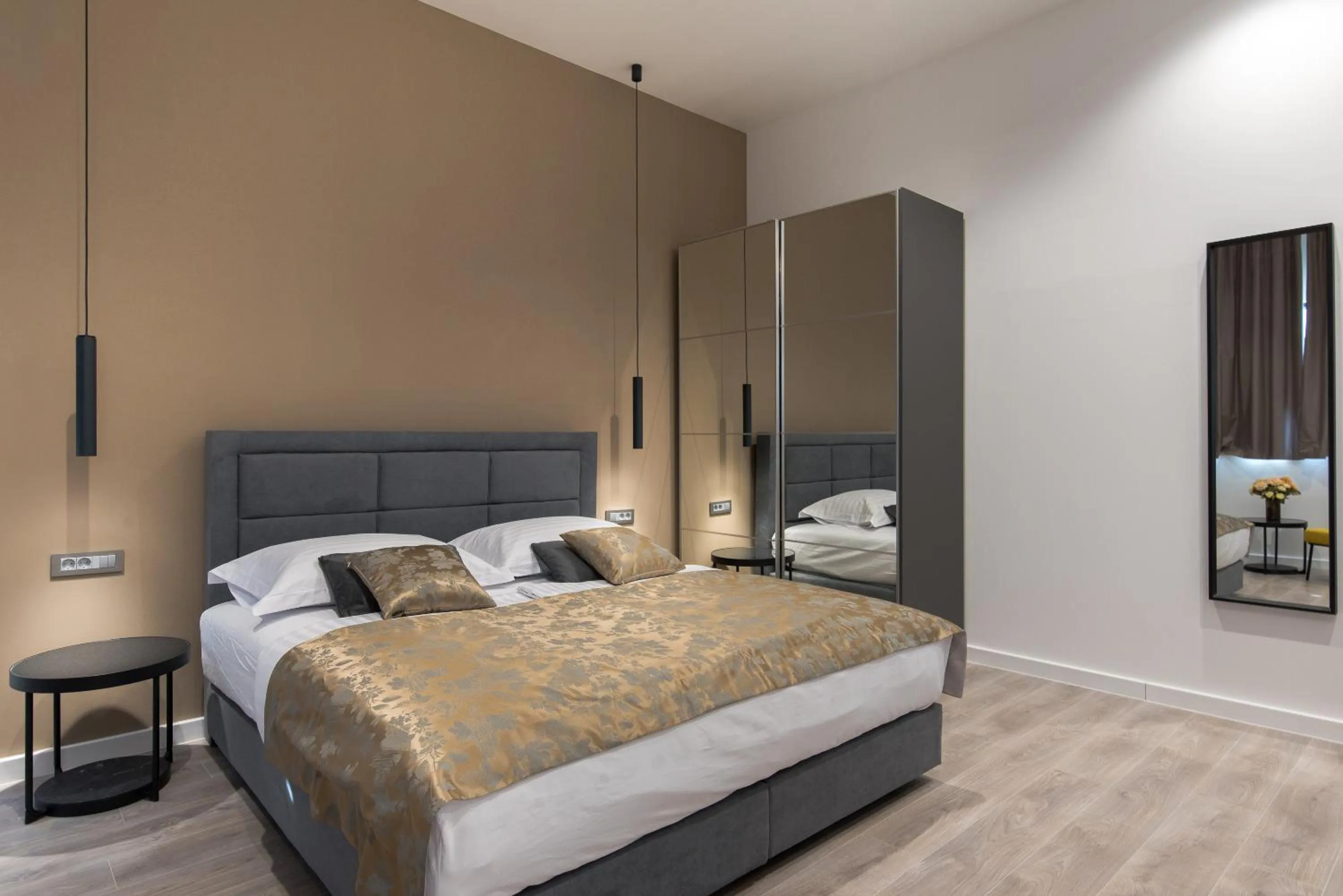 Bed in Seascape Luxury Rooms