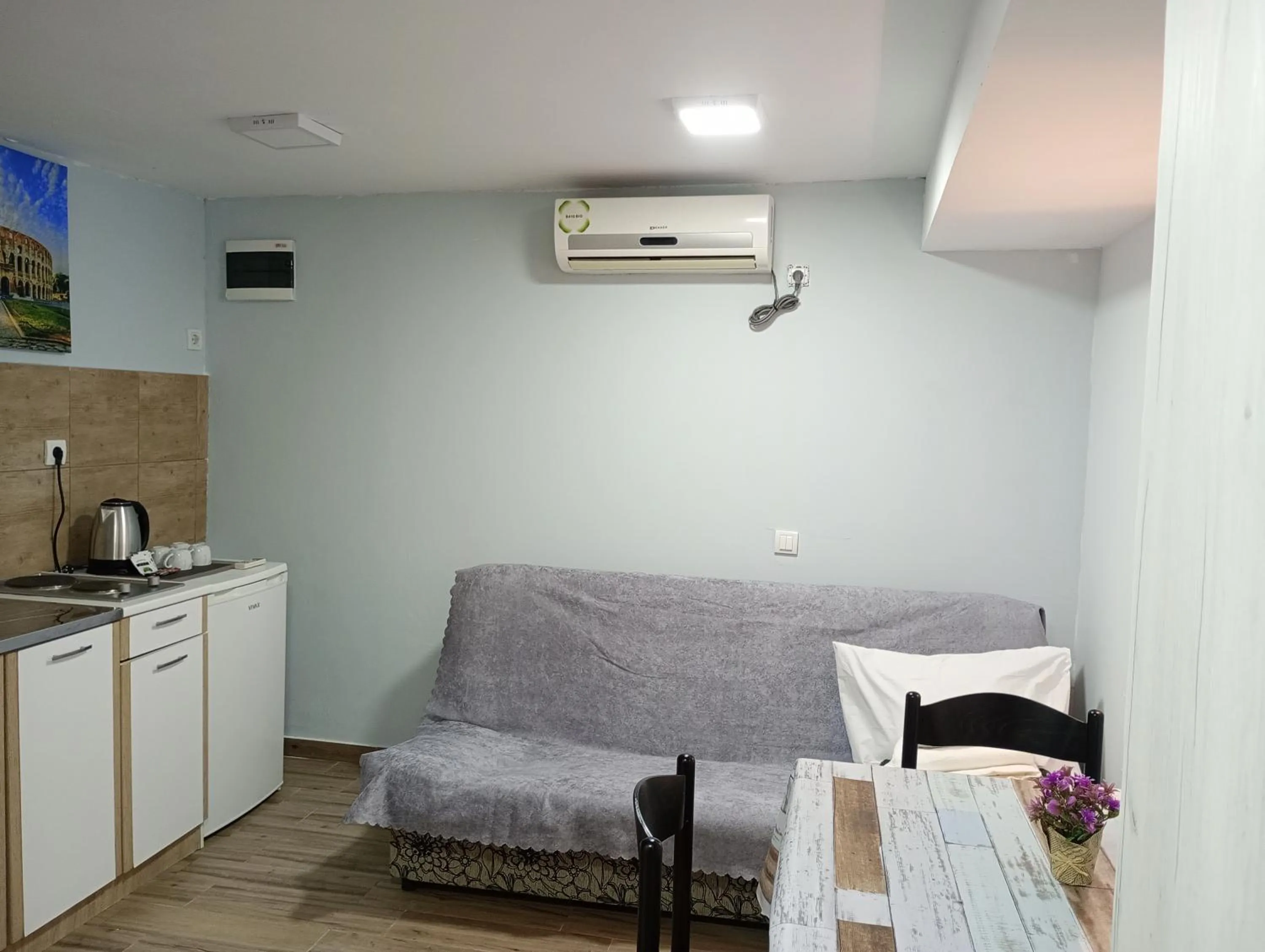 Seating area in Serenita Stone House